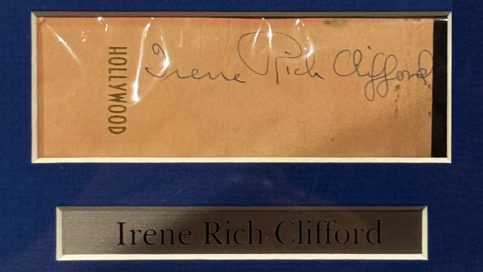 Ripley's Autographs Irene Rich