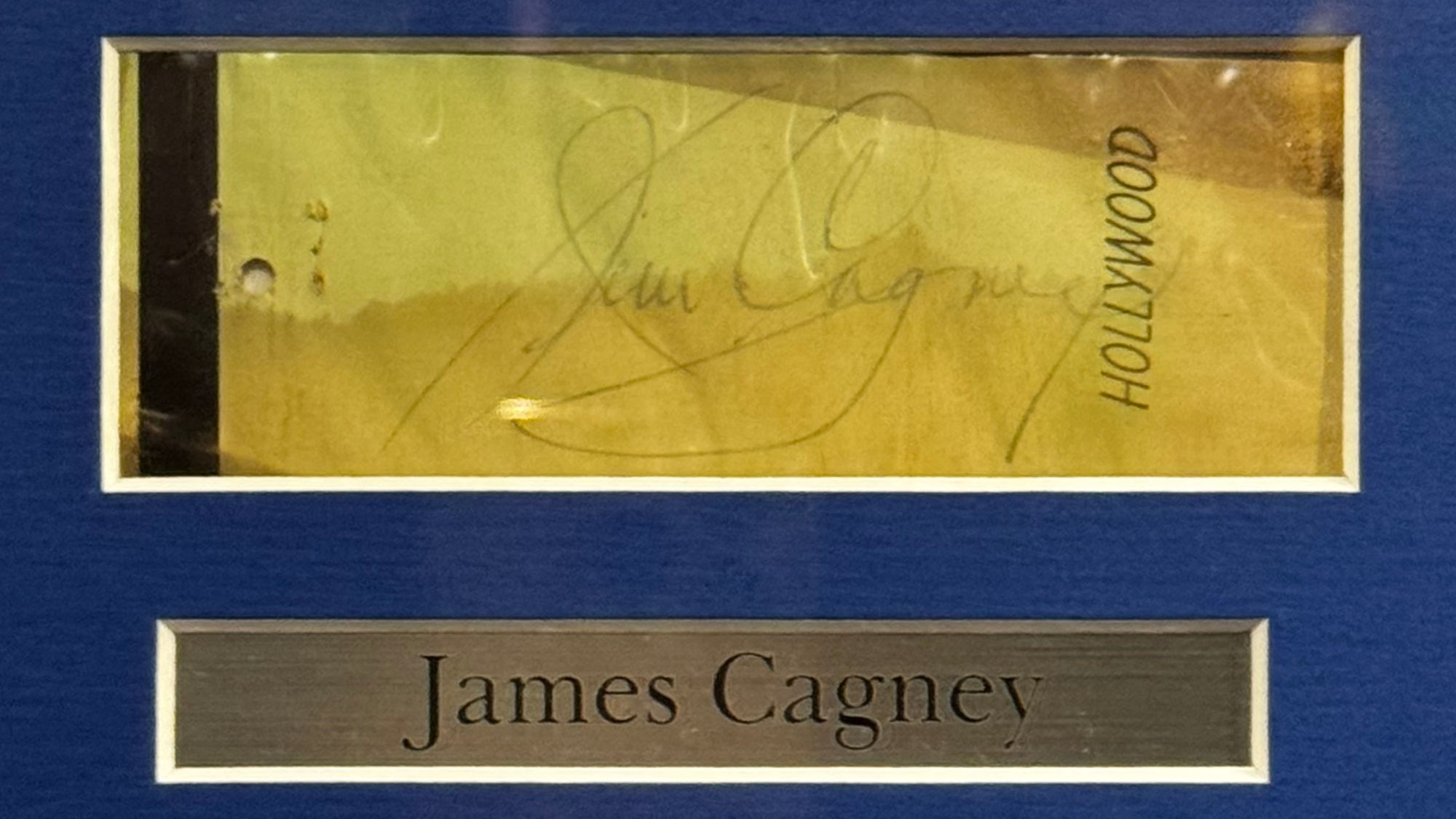 Ripley's Autographs James Cagney