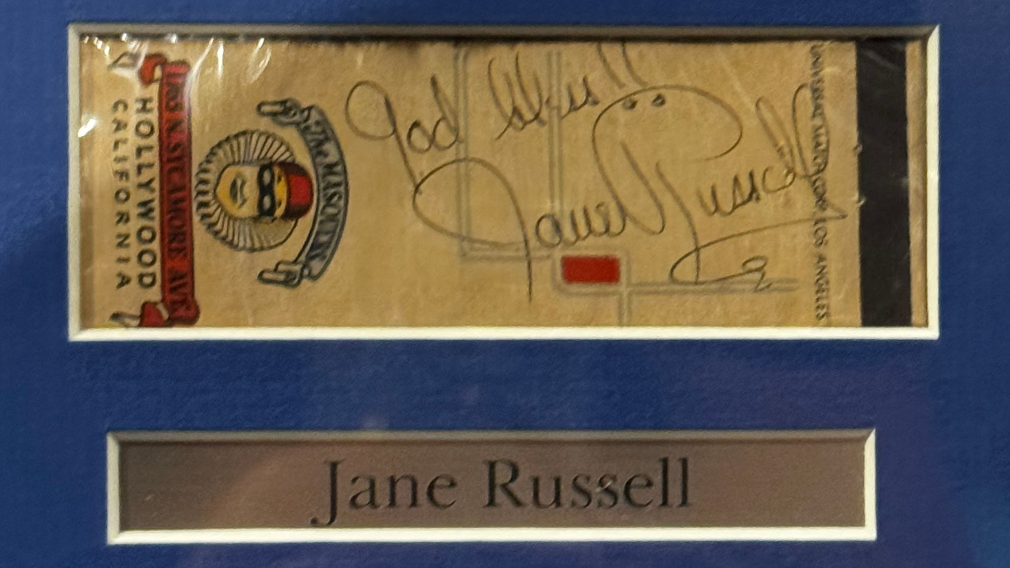 Ripley's Autographs Jane Russell