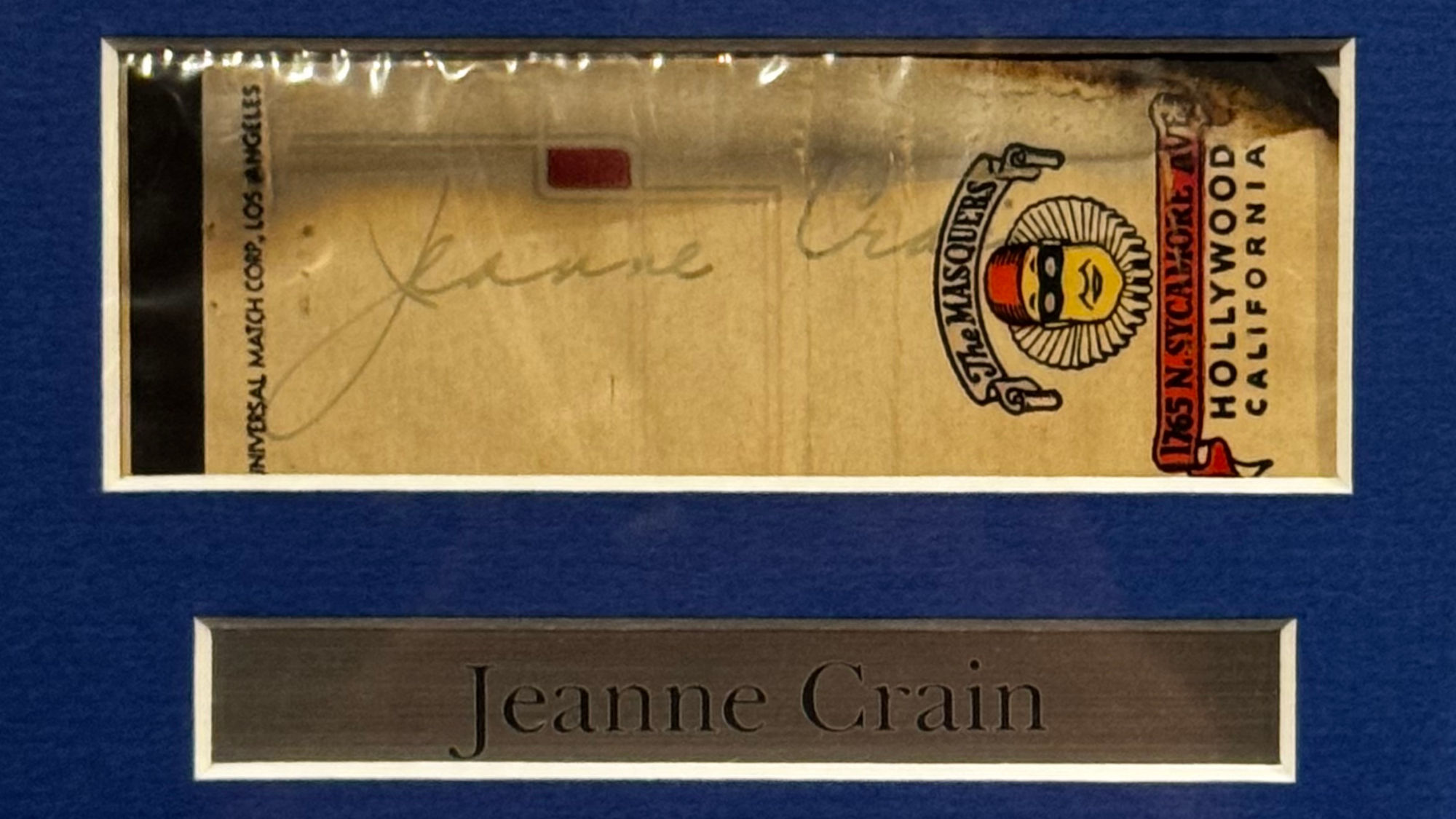 Ripley's Autographs Jeanne Crain