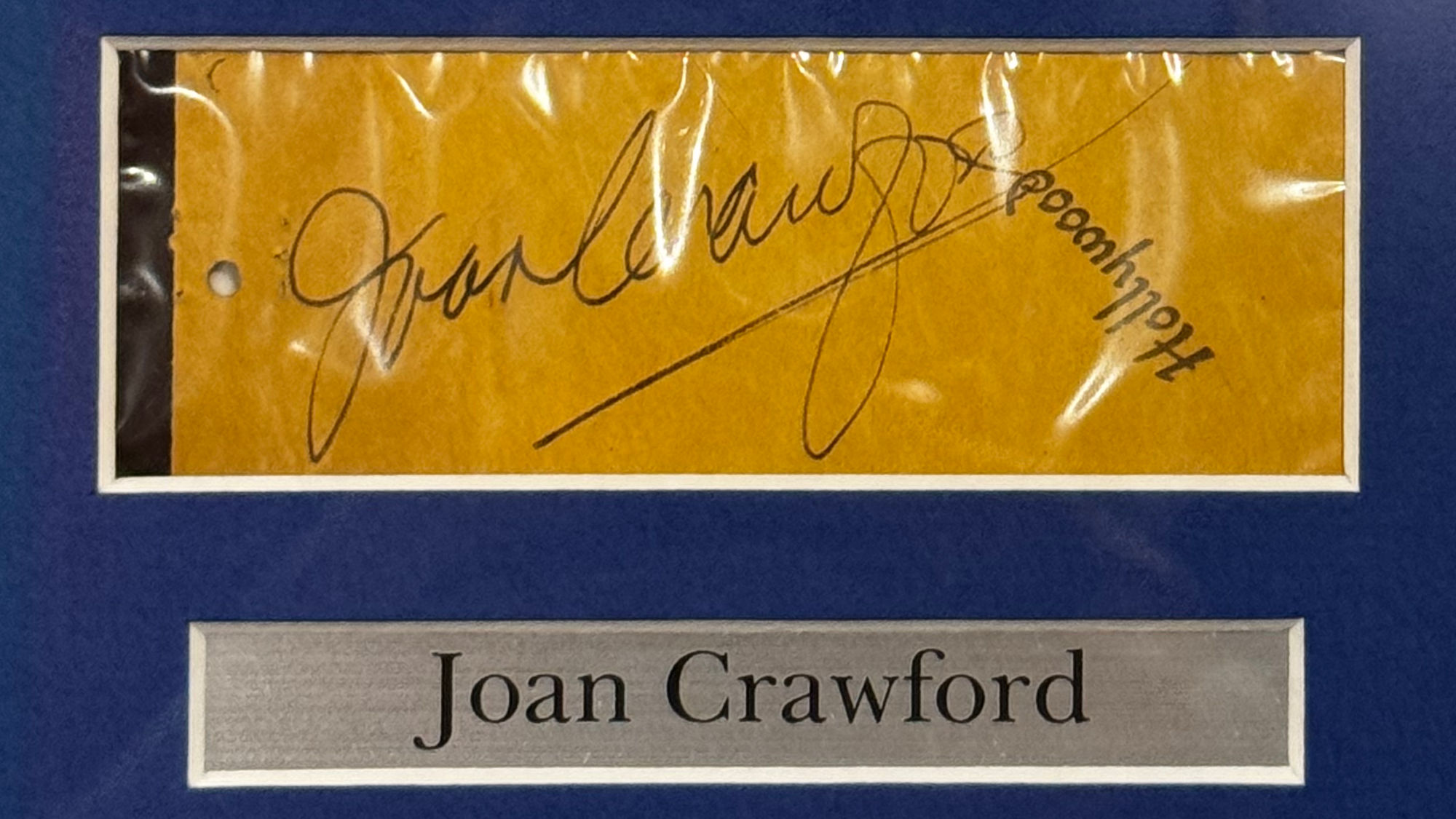 Ripley's Autographs Joan Crawford