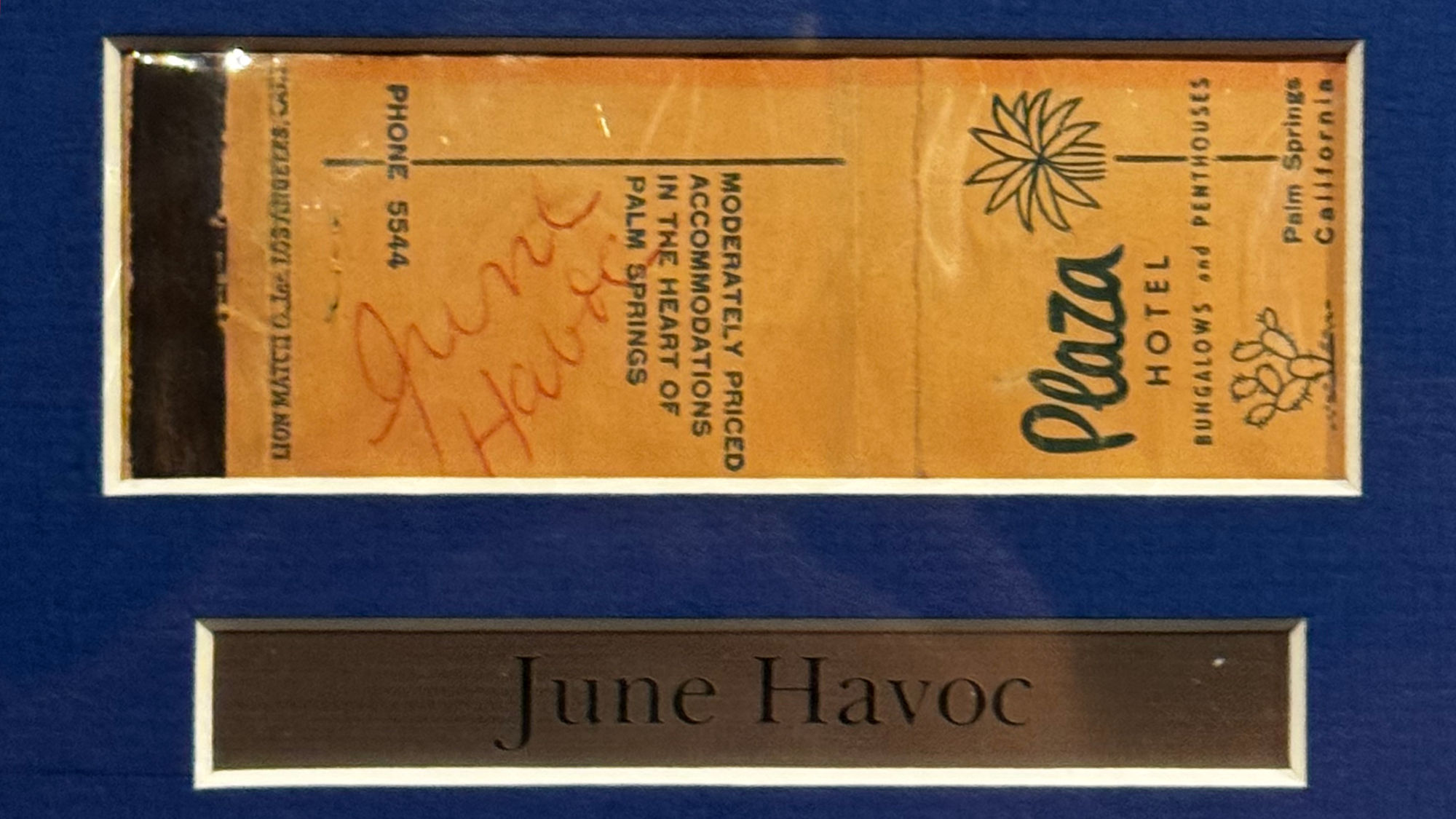 Ripley's Autographs June Havoc