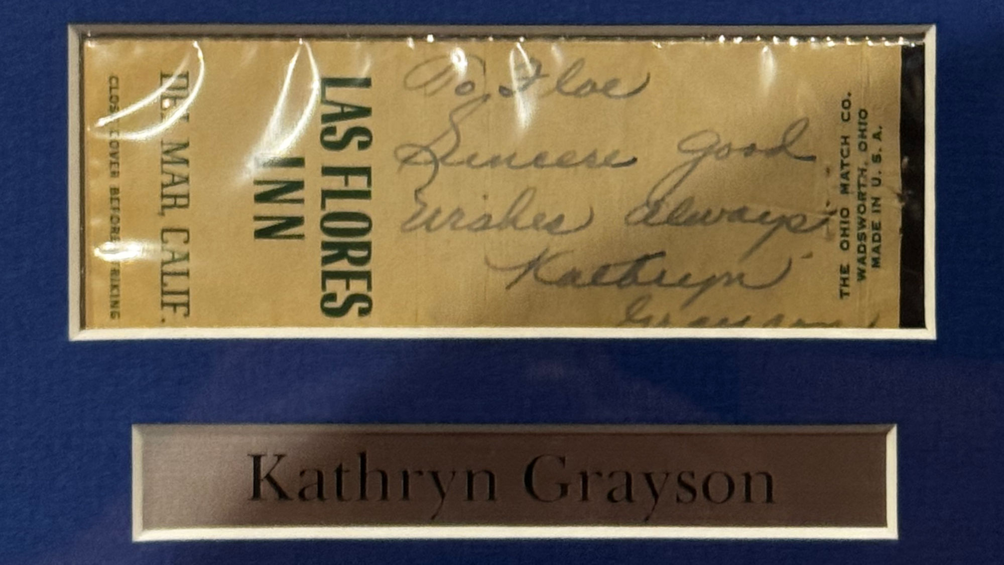 Ripley's Autographs Kathryn Grayson