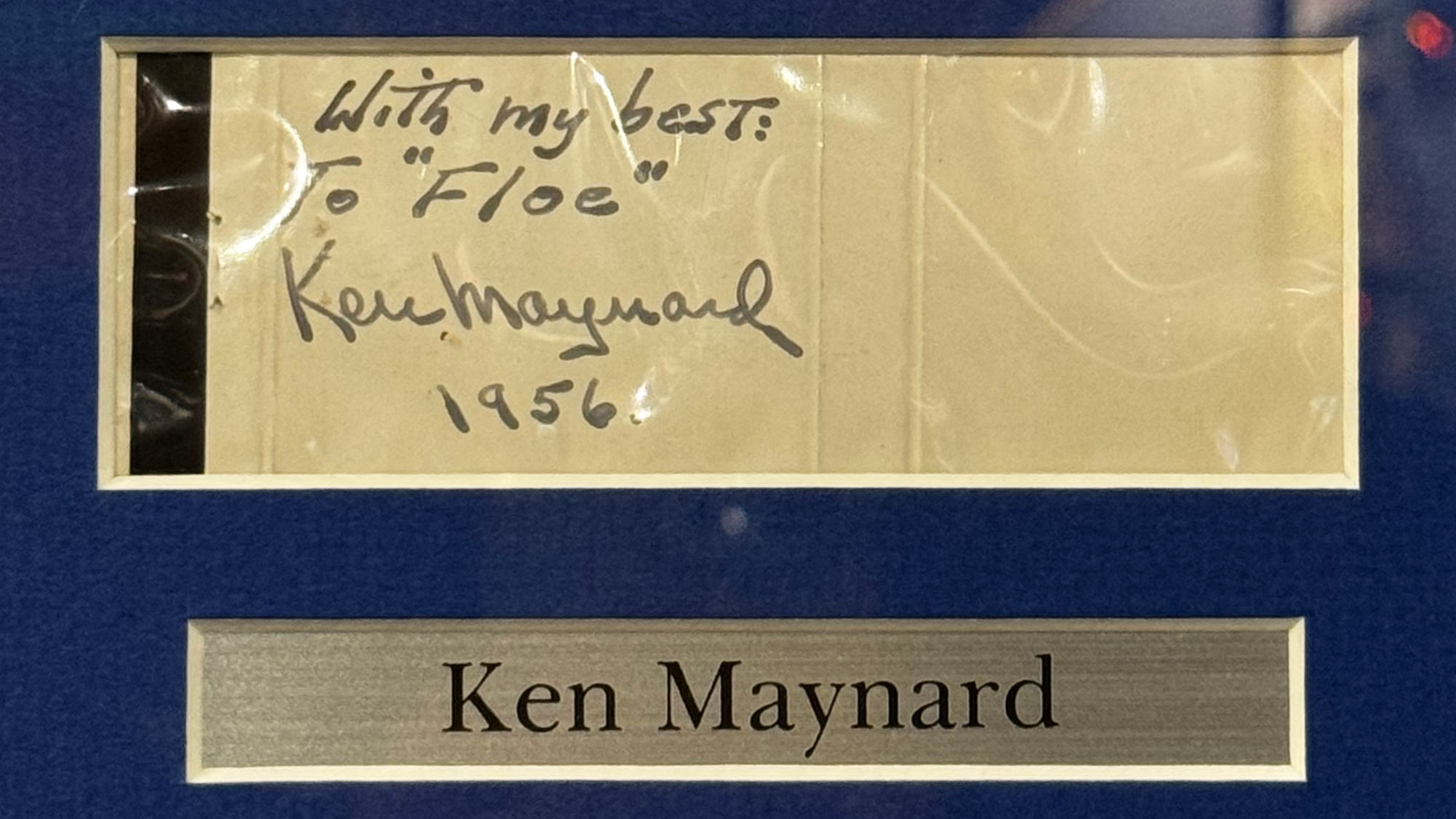 Ripley's Autographs Ken Maynard