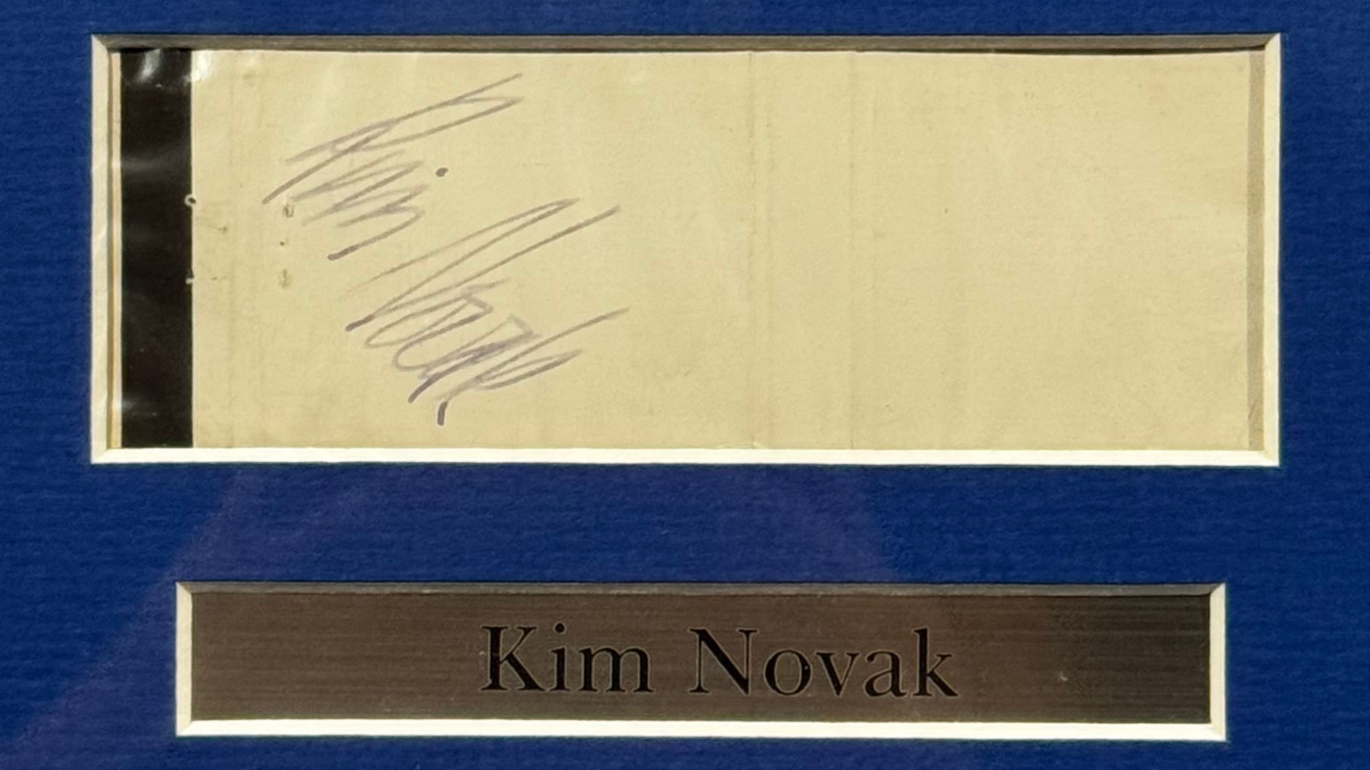 Ripley's Autographs Kim Novak