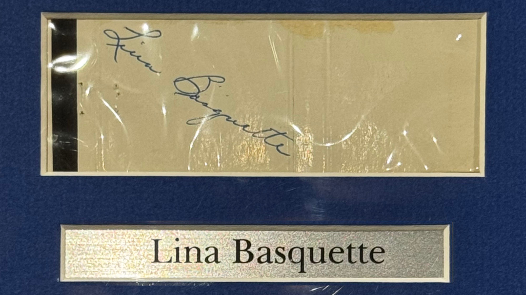 Ripley's Autographs Lina Basquette
