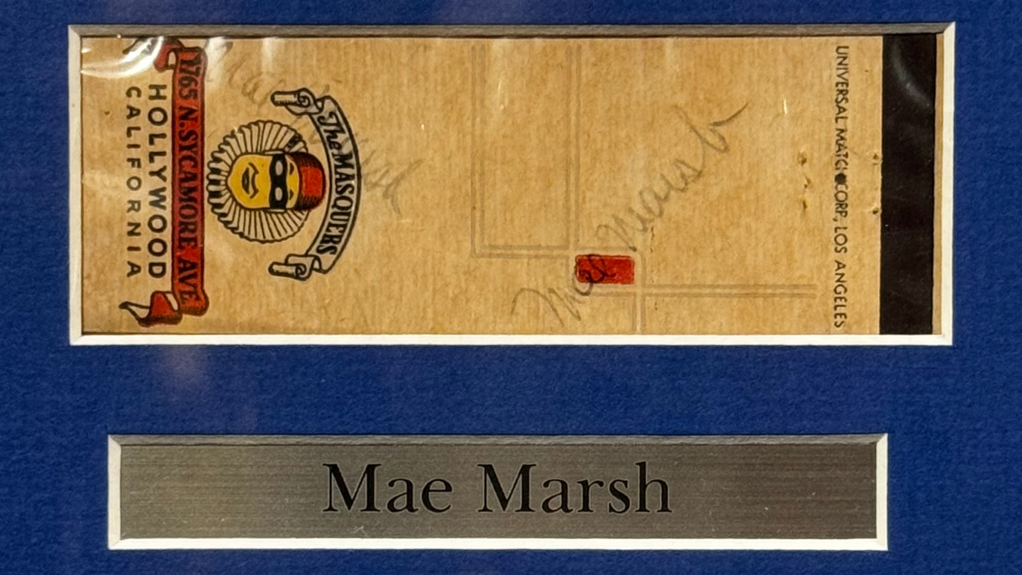 Ripley's Autographs Mae Marsh