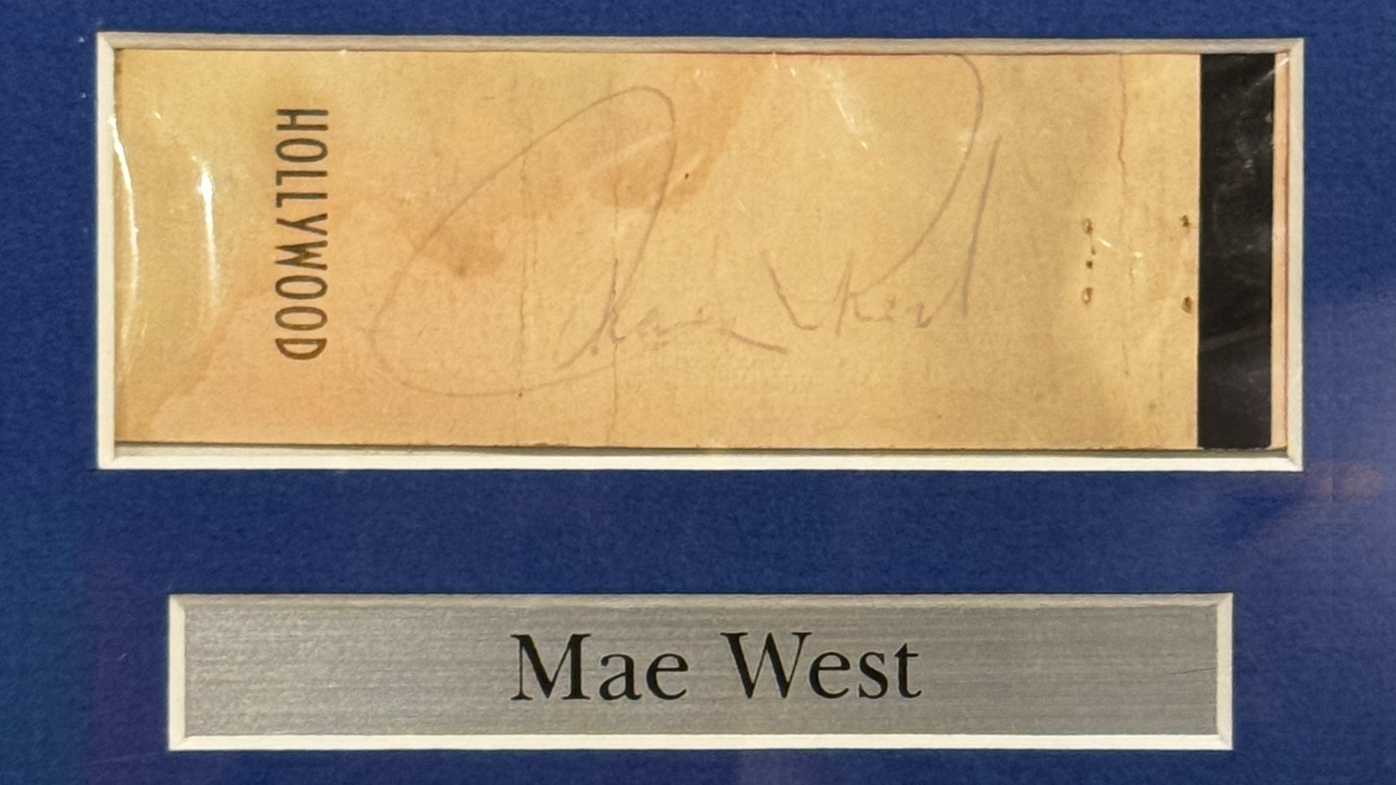 Ripley's Autographs Mae West