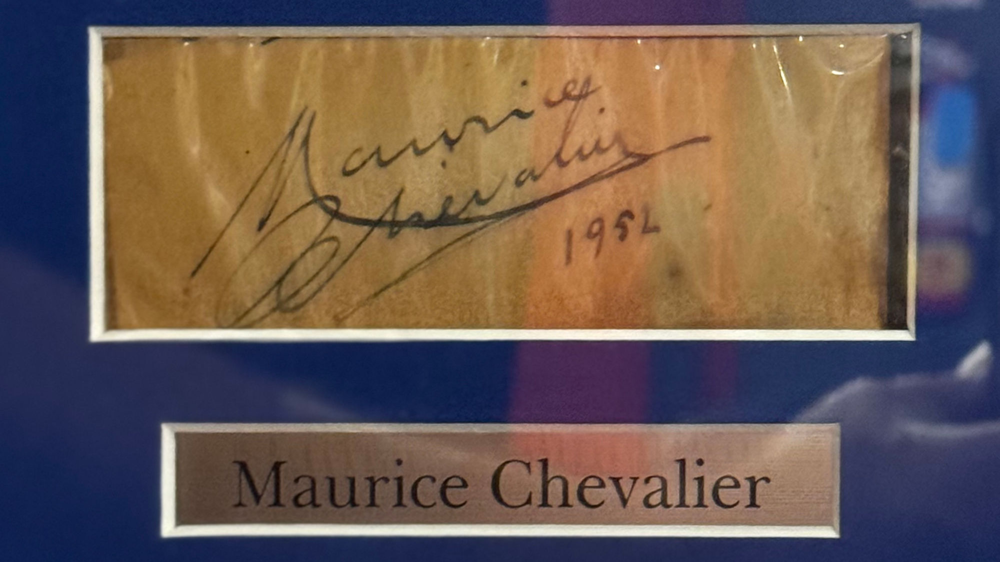 Ripley's Autographs Maurice Chevalier