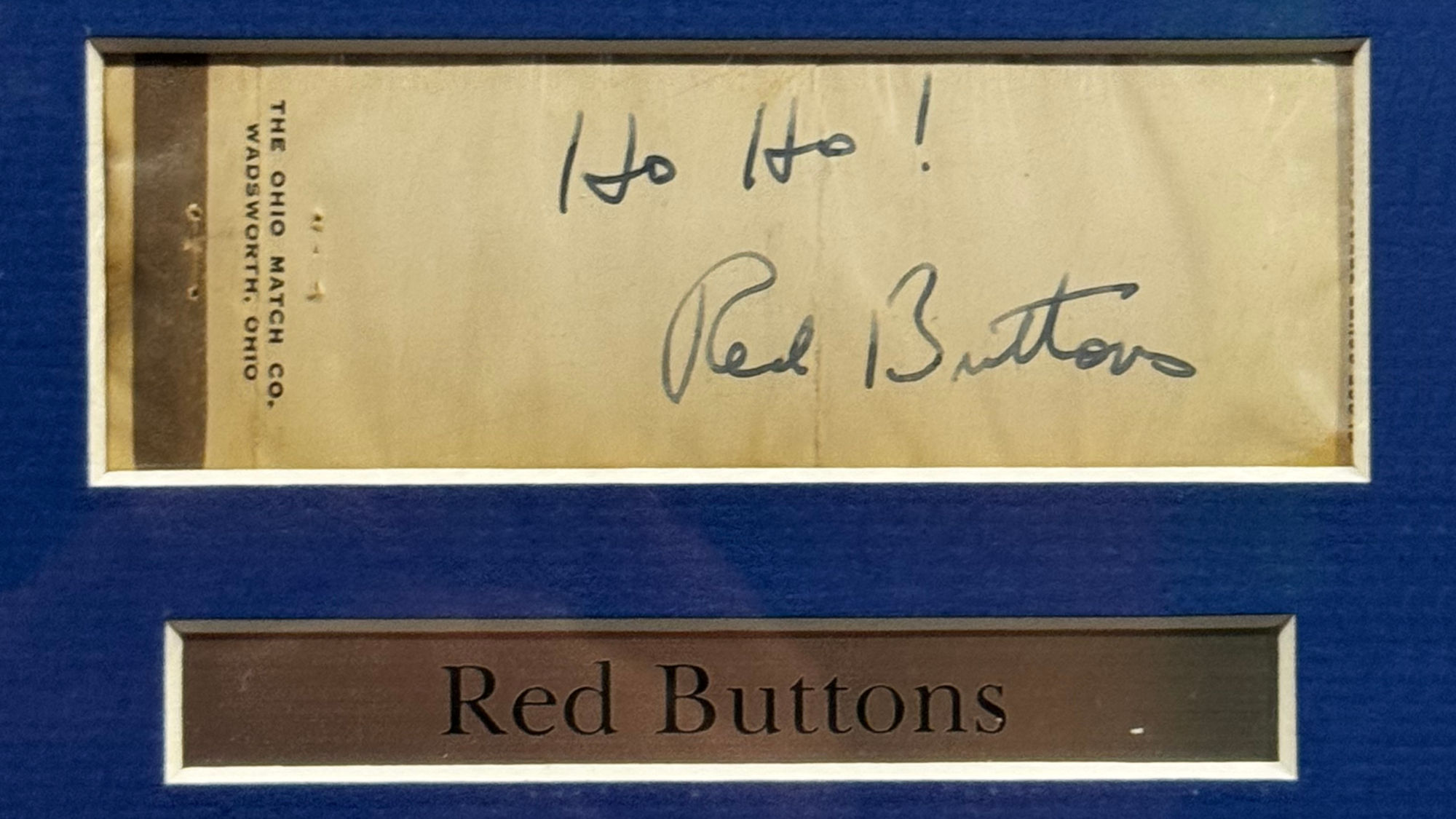 Ripley's Autographs Red Buttons