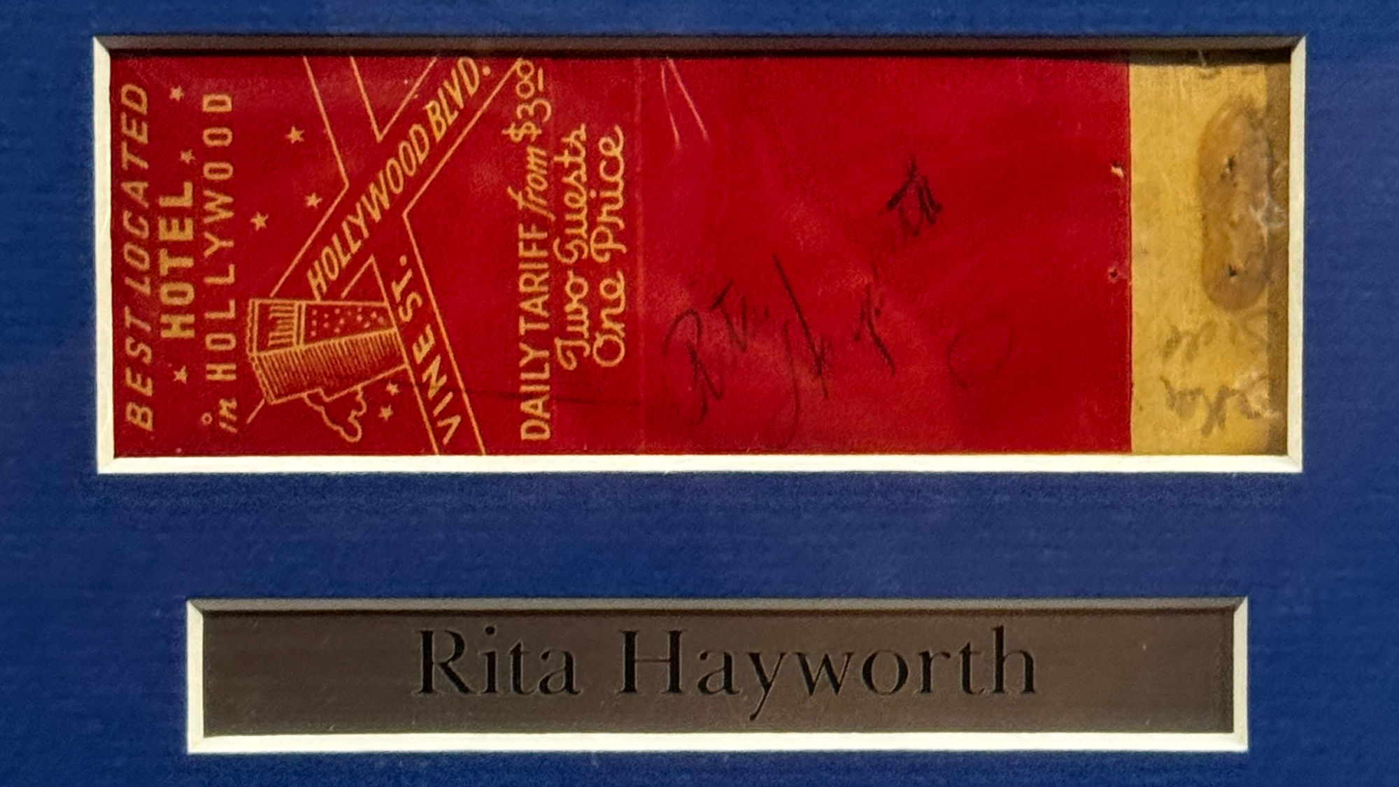 Ripley's Autographs Rita Hayworth