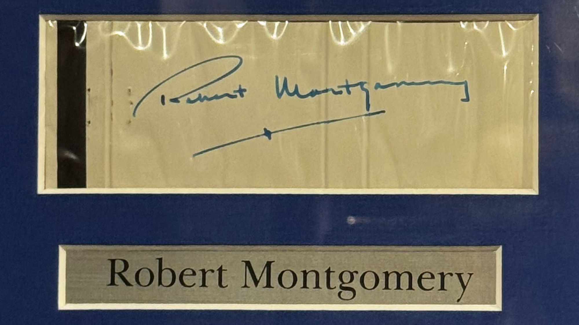 Ripley's Autographs Robert Montgomery