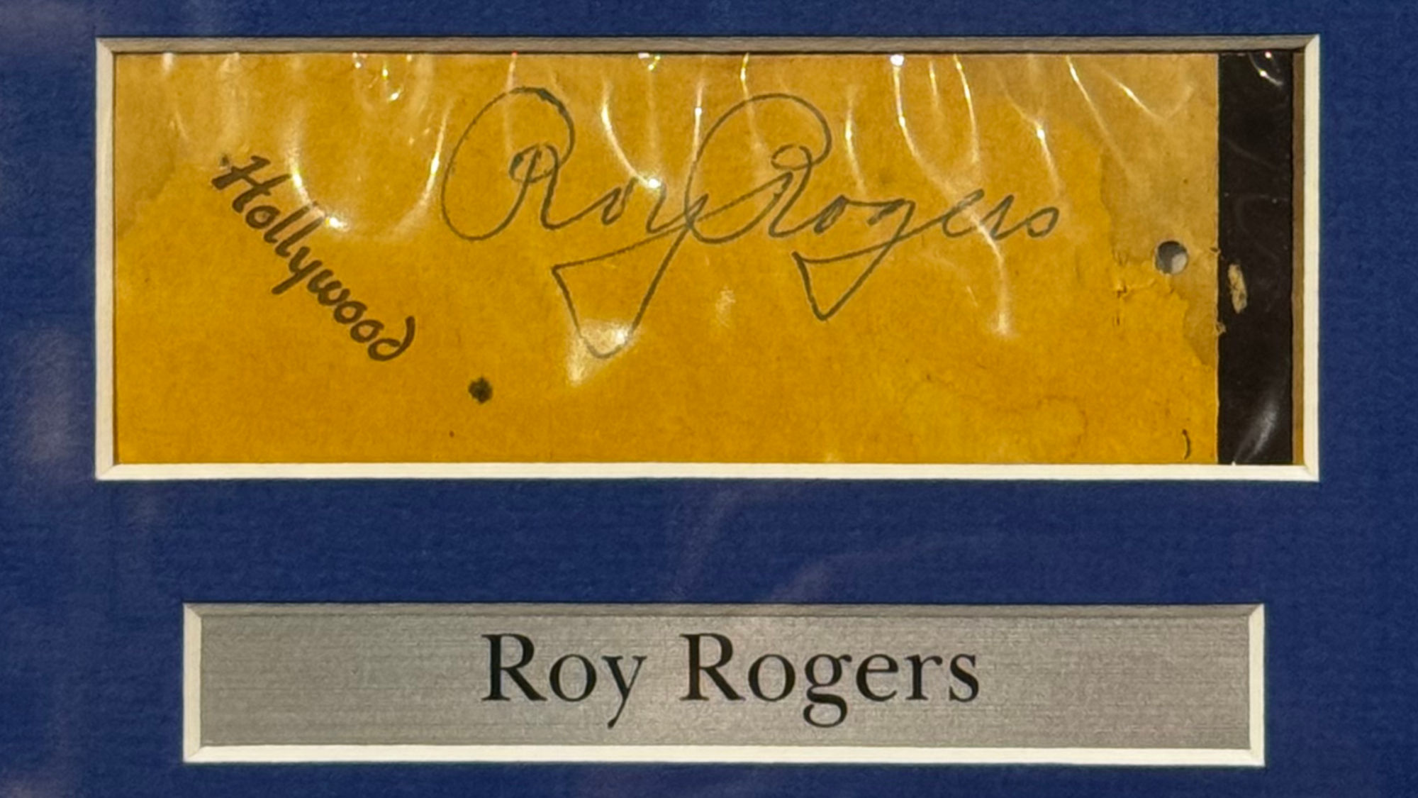 Ripley's Autographs Roy Rogers
