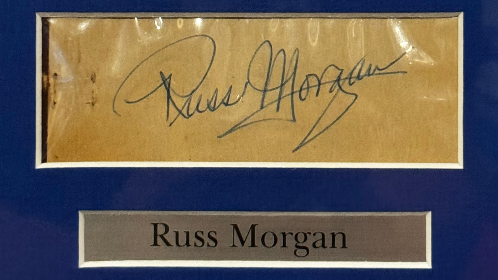 Ripley's Autographs Russ Morgan