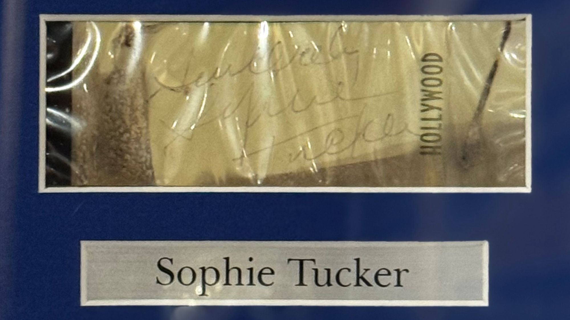 Ripley's Autographs Sophie Tucker