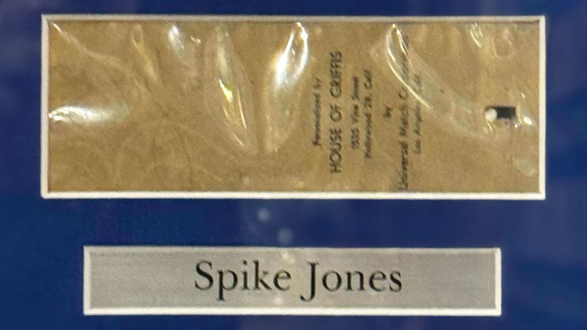 Ripley's Autographs Spike Jones