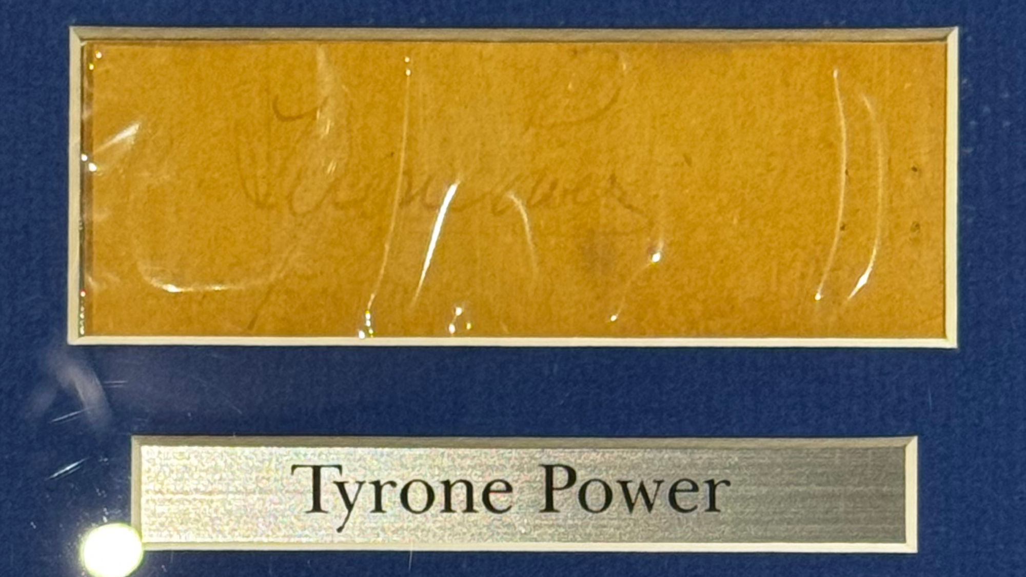 Ripley's Autographs Tyrone Power