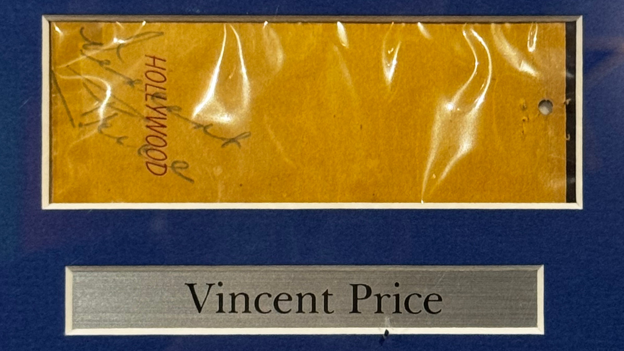 Ripley's Autographs Vincent Price