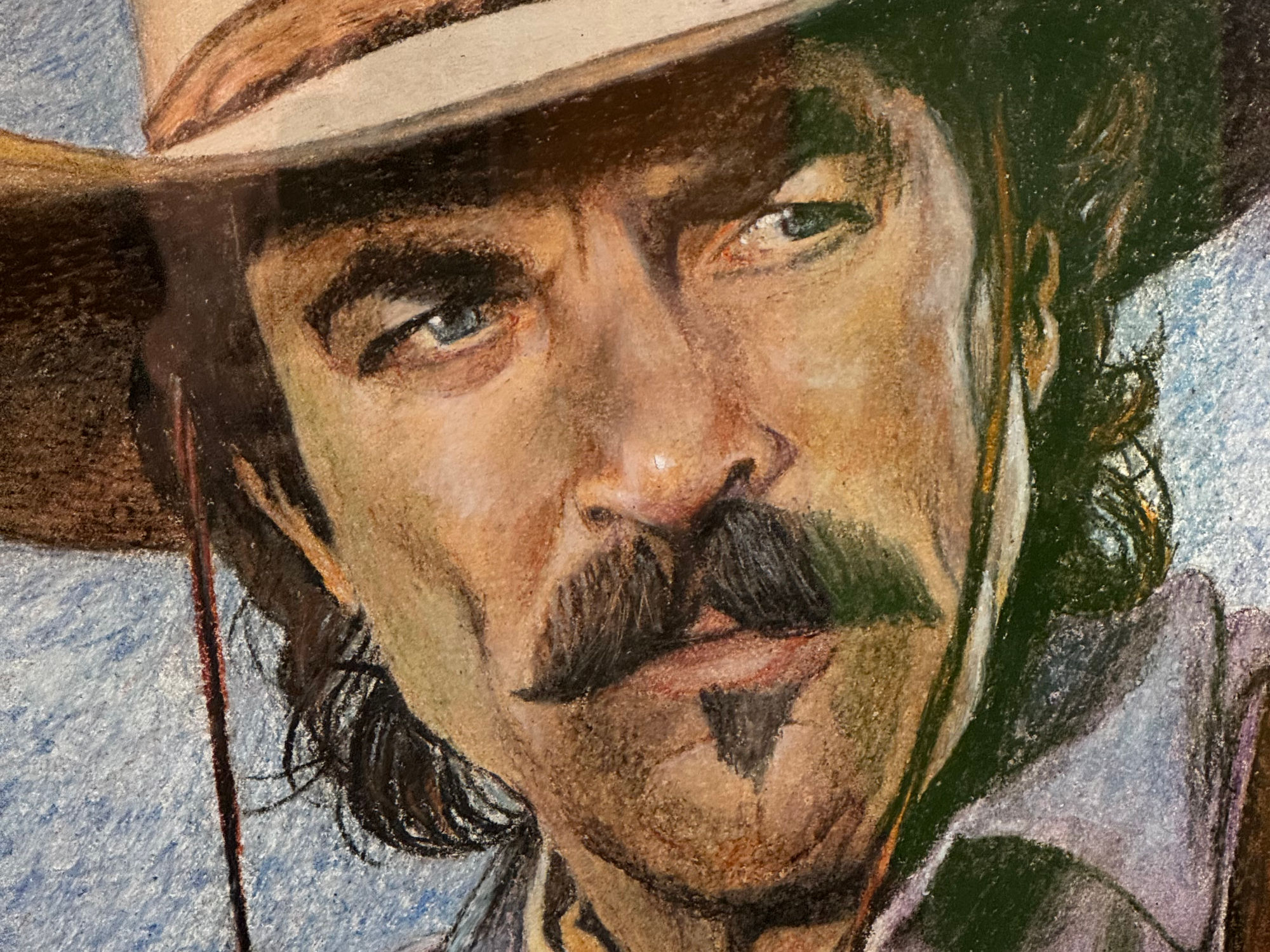Ripley's Crayon Portrait Tom Selleck