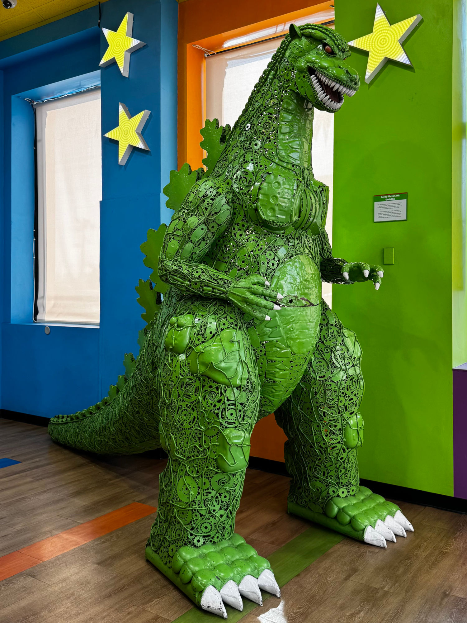 Ripley's Godzilla Scrap Metal Art