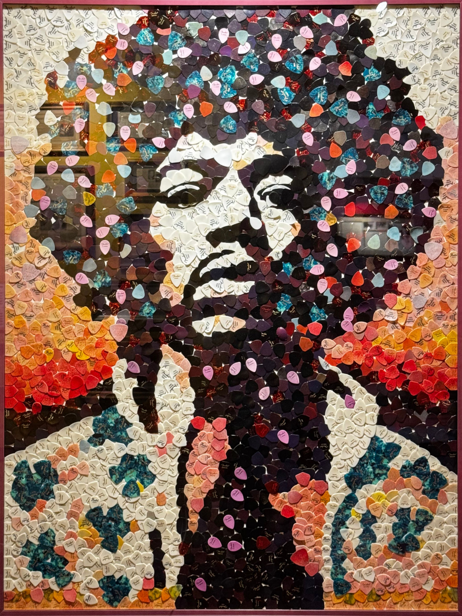 Ripley's Portraits Jimi Hendrix Guitar Picks