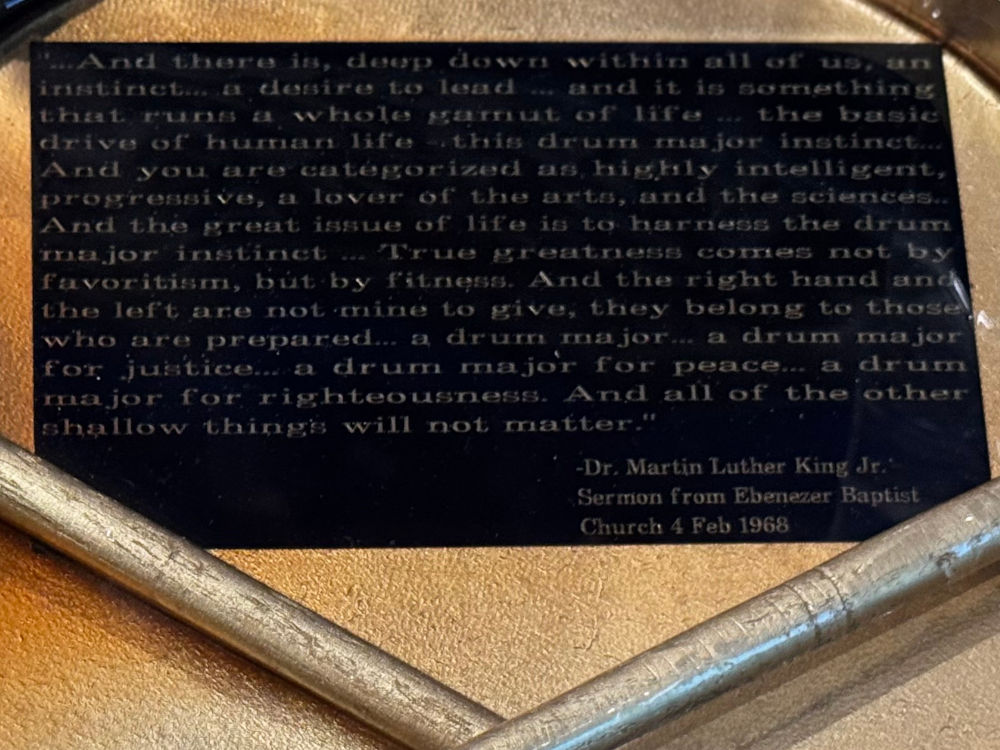 Ripley's James Brown Mlk Golden Drum Award