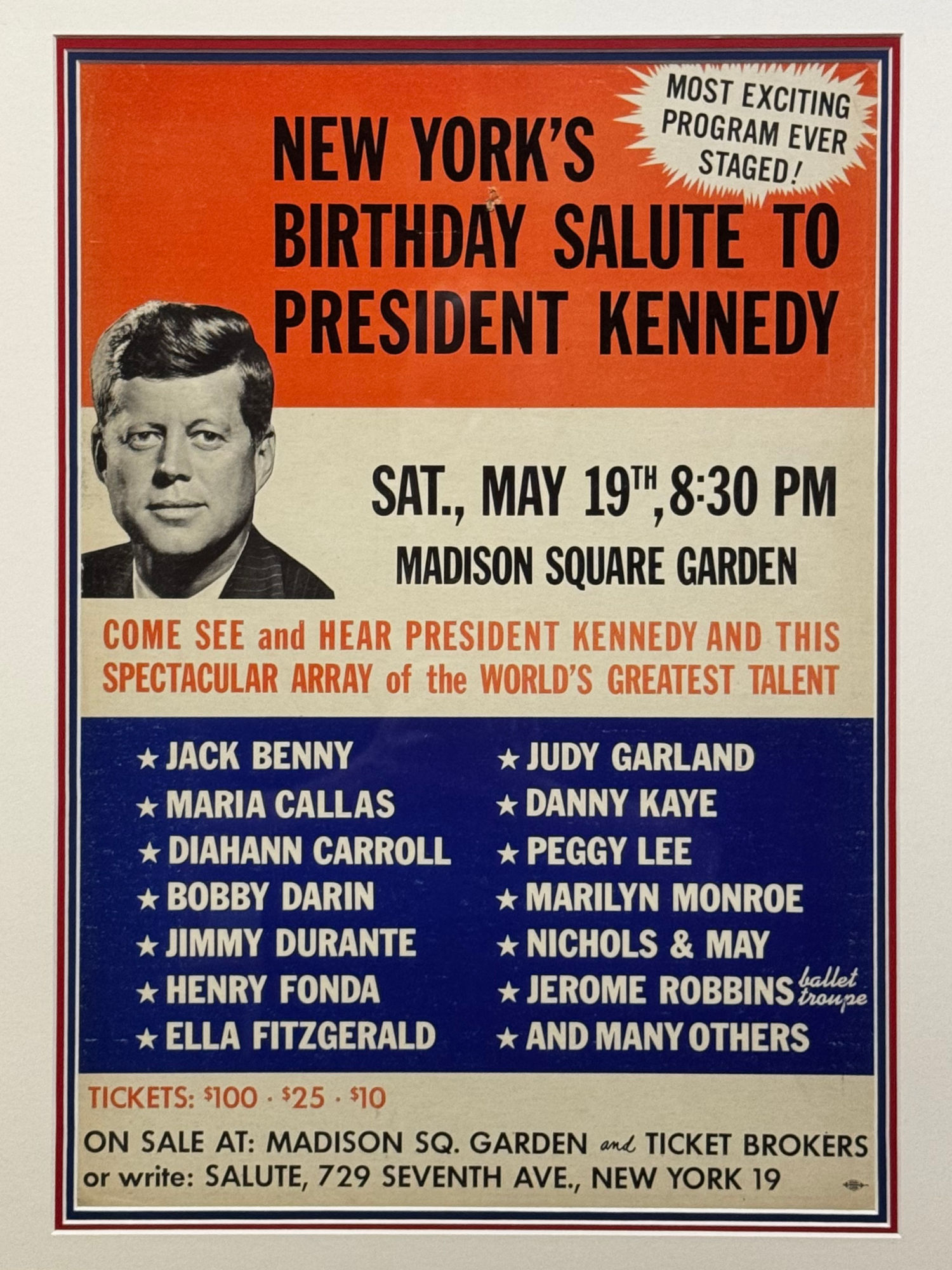 Ripley's JFK's Birthday Gala Poster