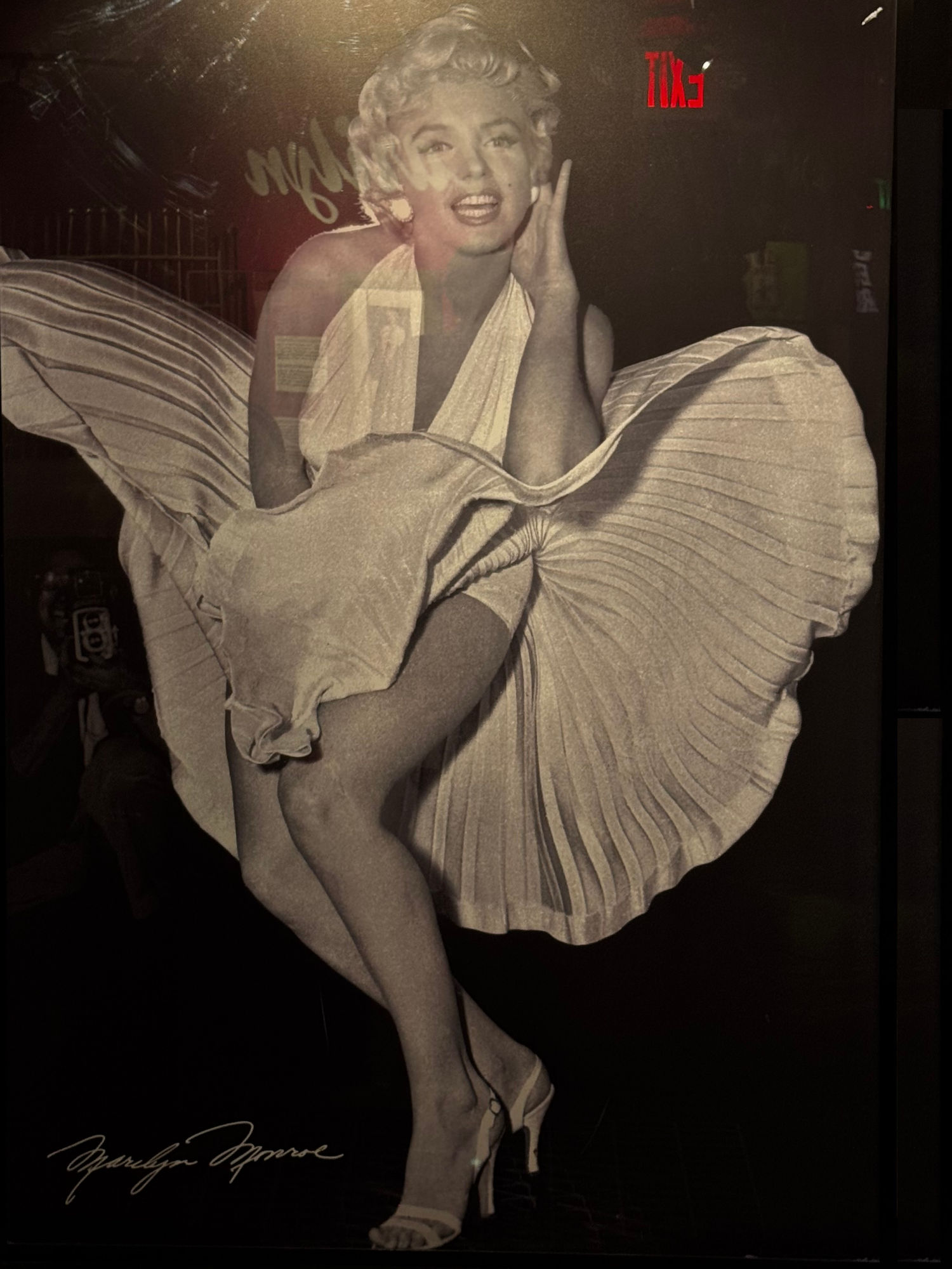 Ripley's Marilyn Monroe Dress Blowing Up Poster
