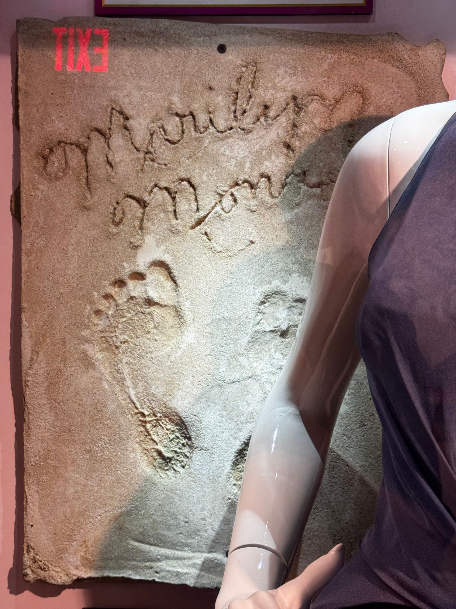 Ripley's Marilyn Monroe Footprints