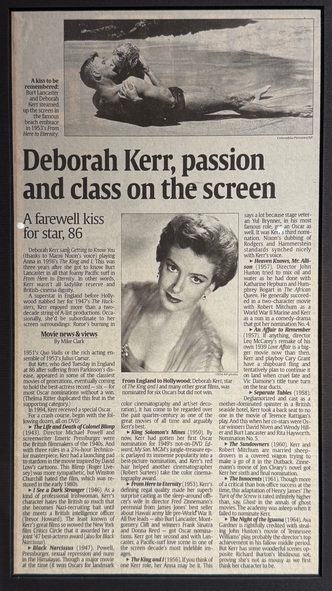 Ripley's Obituary Deborah Kerr