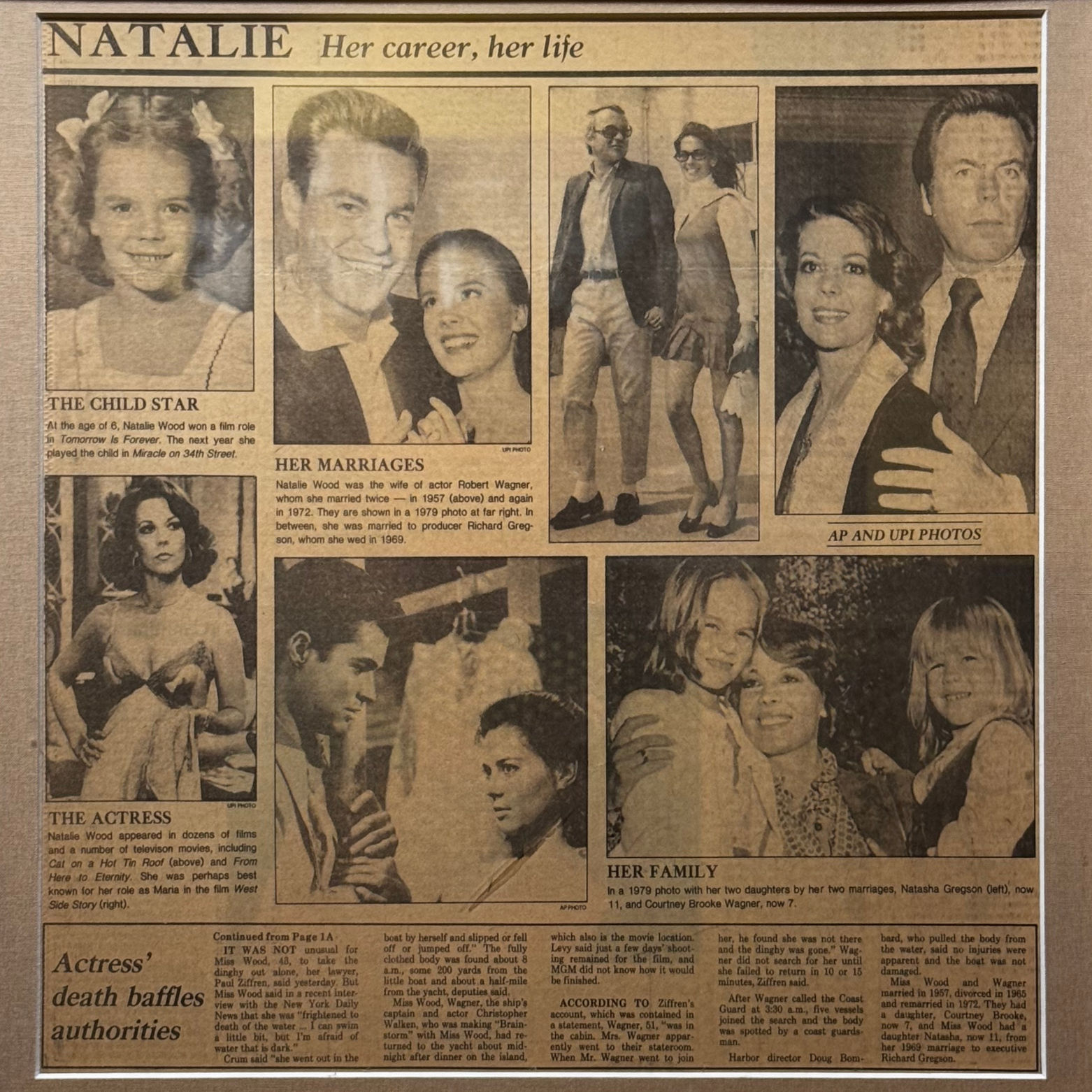 Ripley's Obituary Natalie Wood
