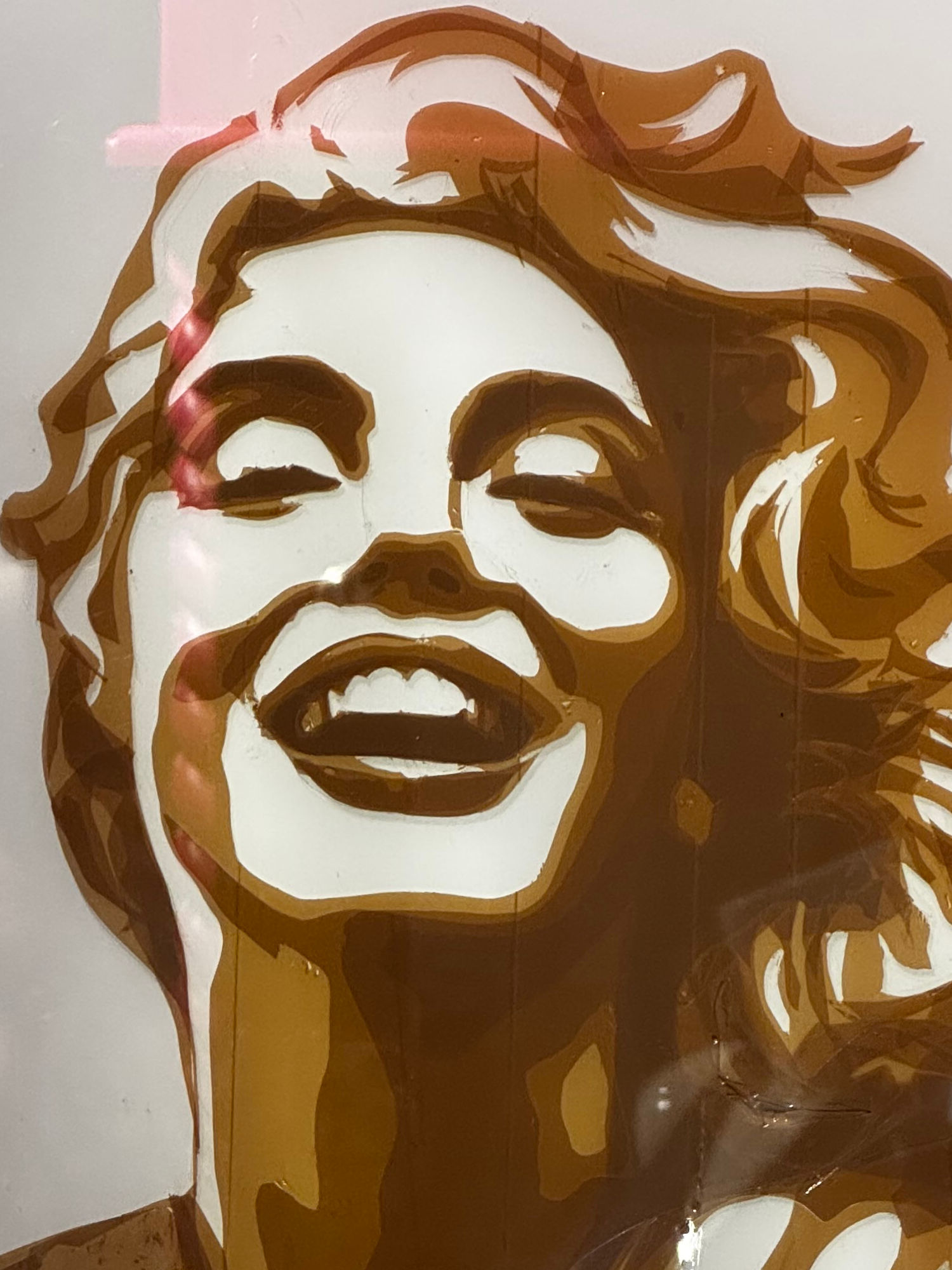 Ripley's Packing Tape Art Marilyn Monroe Close-Up