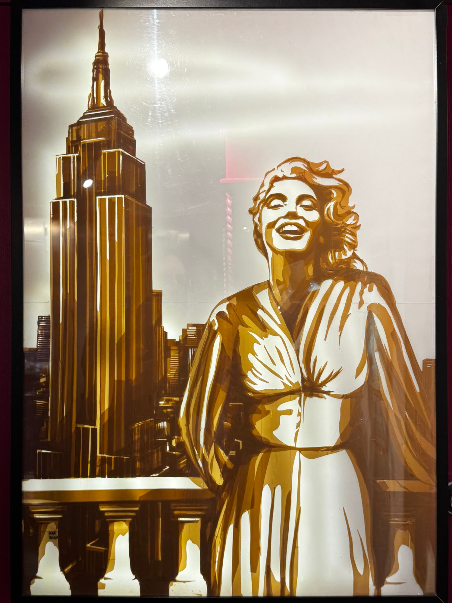 Ripley's Packing Tape Art Marilyn Monroe