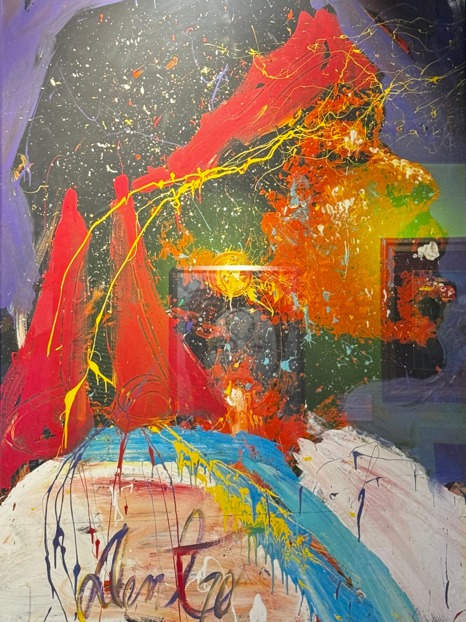 Ripley's Paint Portrait Jimi Hendrix Two Fisted