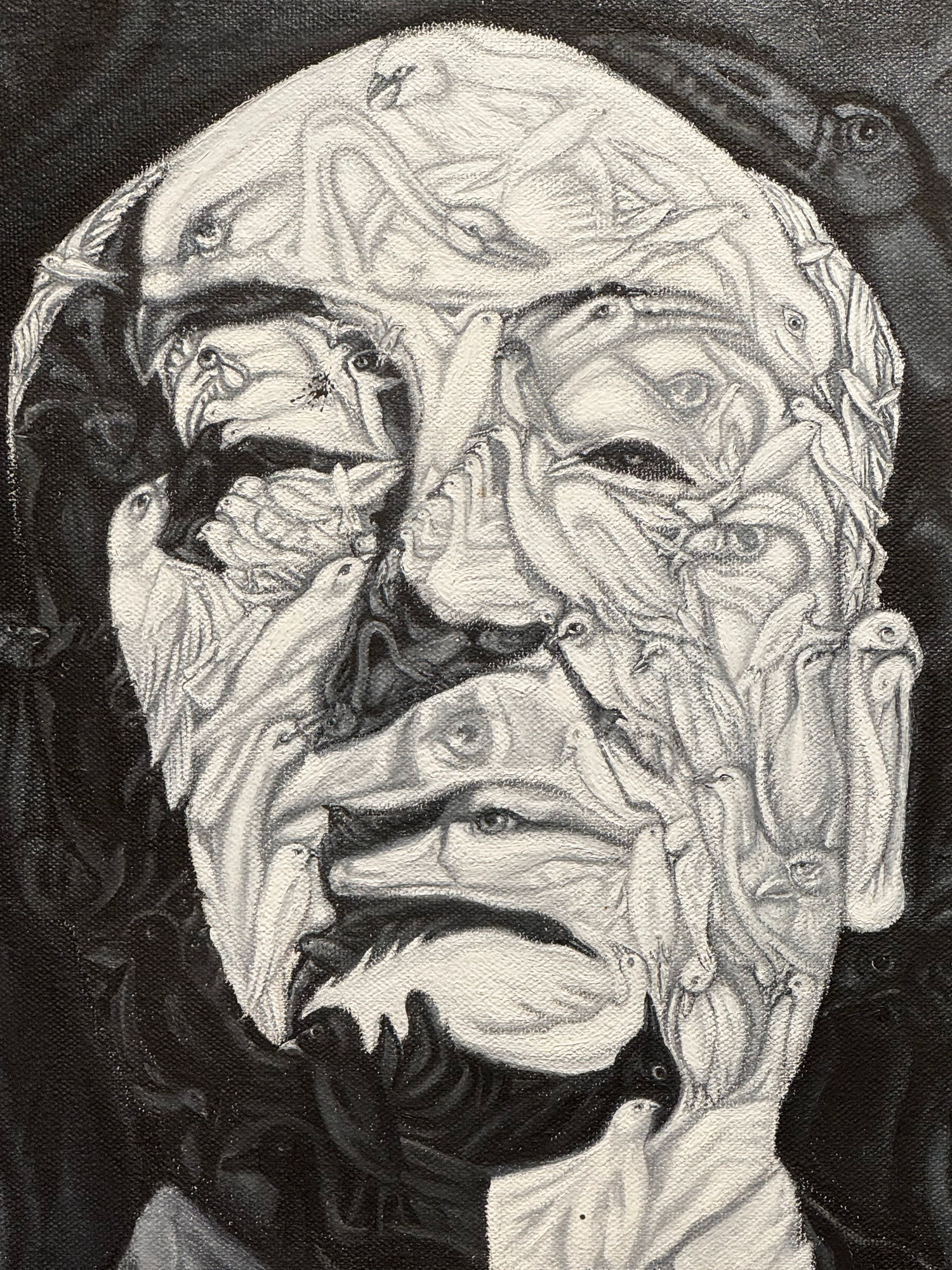 Ripley's Portraits Alfred Hitchcock Birds Close-Up