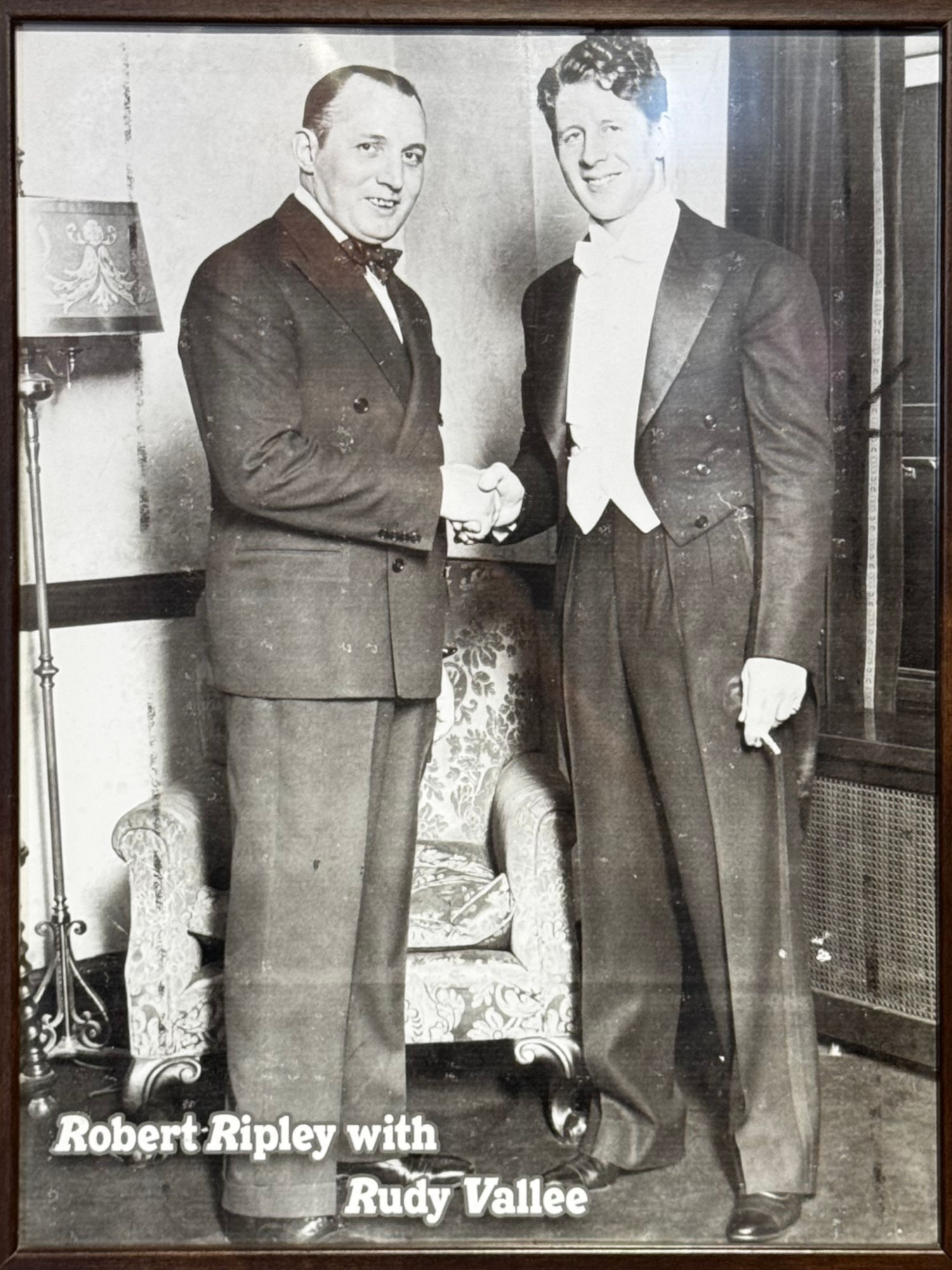 Ripley's Robert Ripley with Rudy Vallee