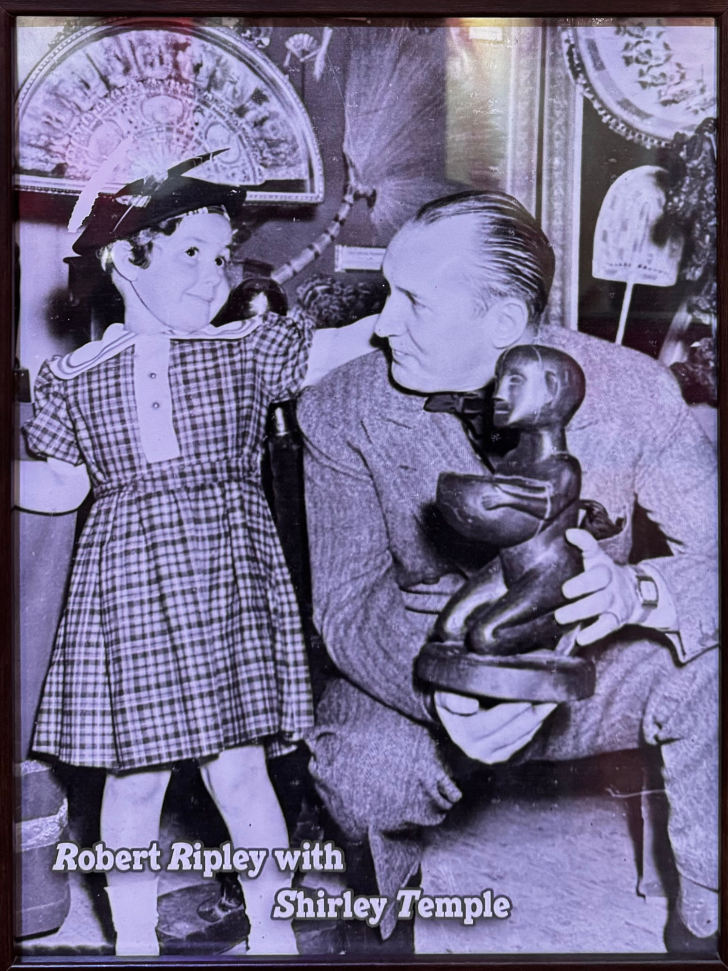 Ripley's Robert Ripley with Shirley Temple