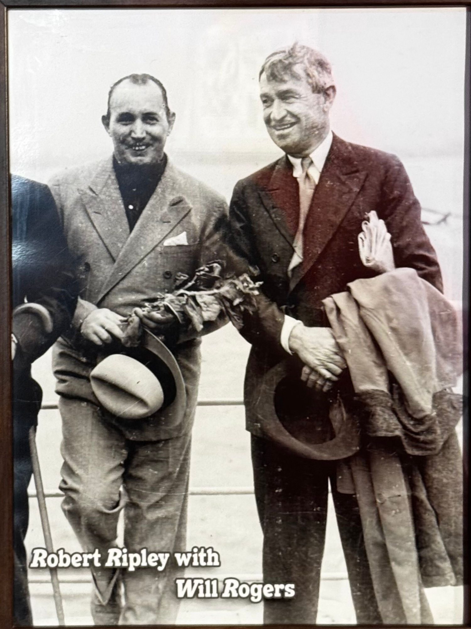 Ripley's Robert Ripley with Will Rogers