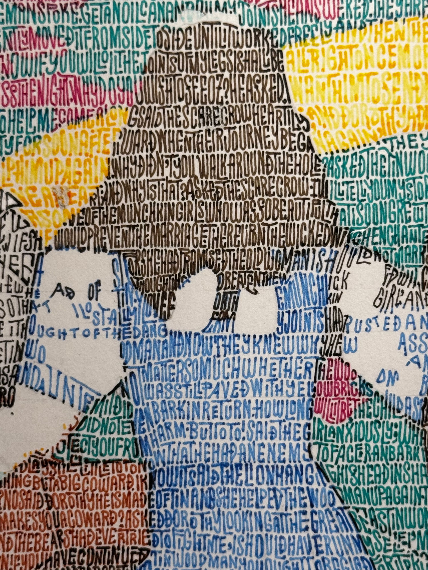 Ripley's Script Painting Wizard of Oz Dorothy