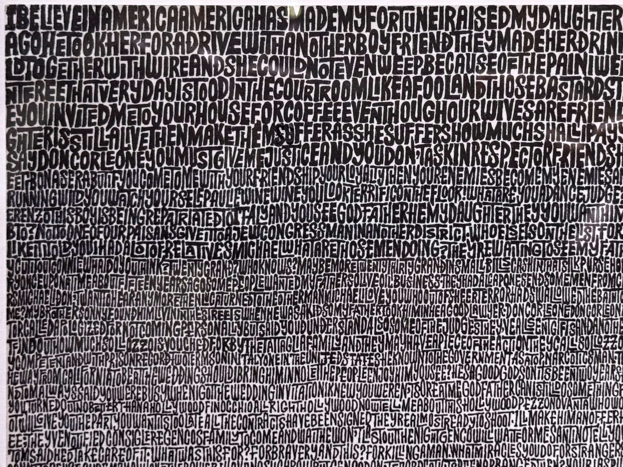 Ripley's Script Portrait Marlon Brando Godfather Beginning