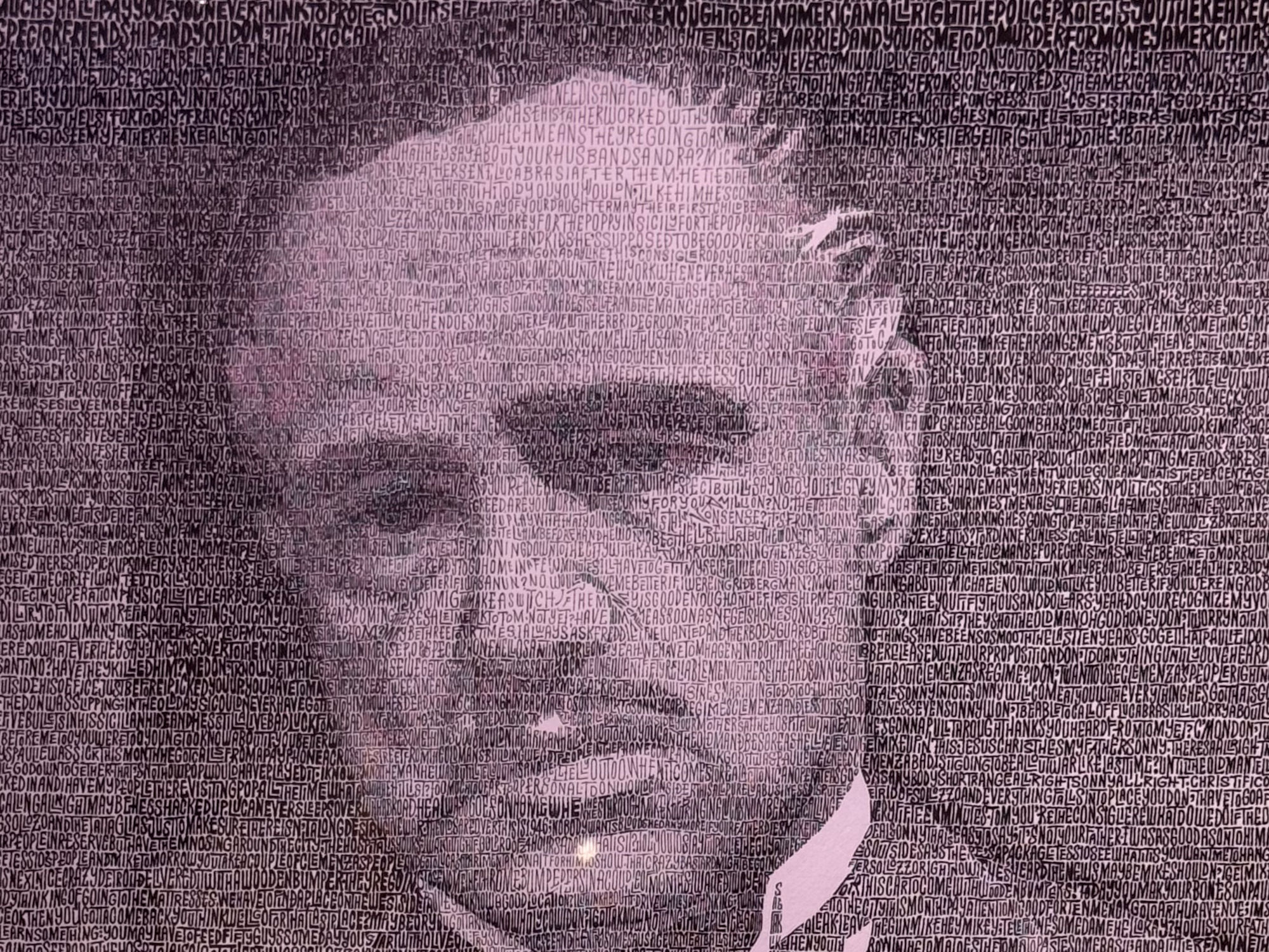 Ripley's Script Portrait Marlon Brando