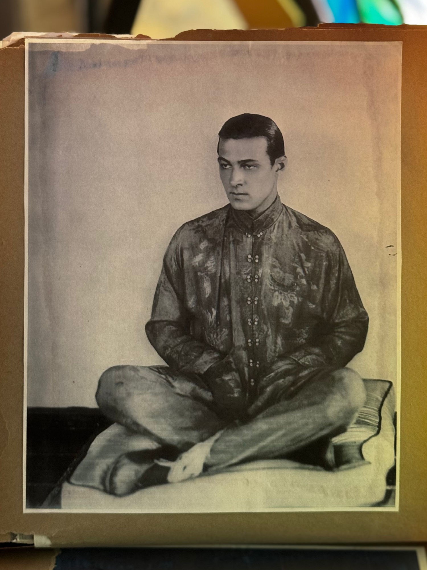 Rudolph Valentino James Abbe's Portrait
