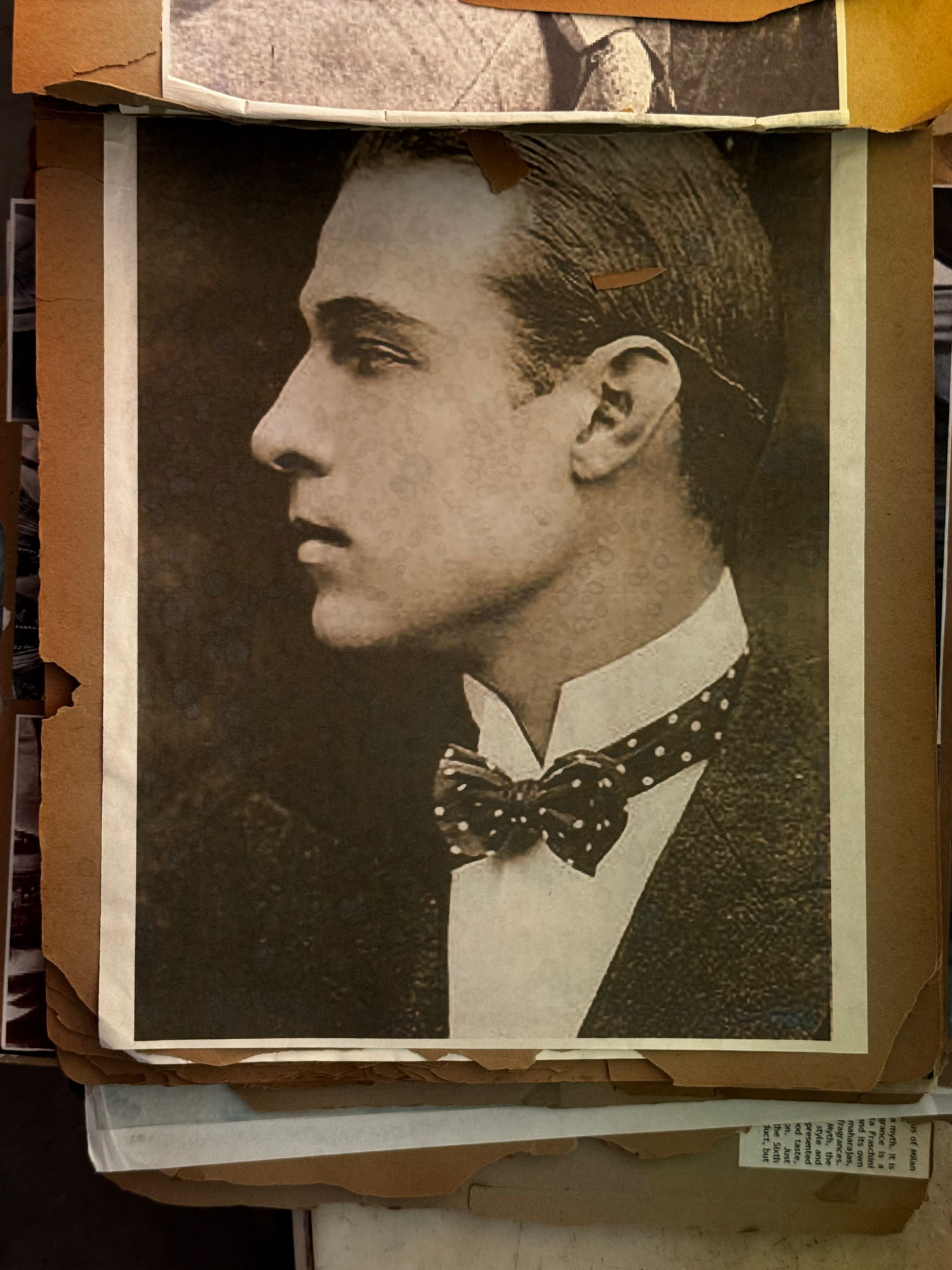 Rudolph Valentino Paramount Publicity Still