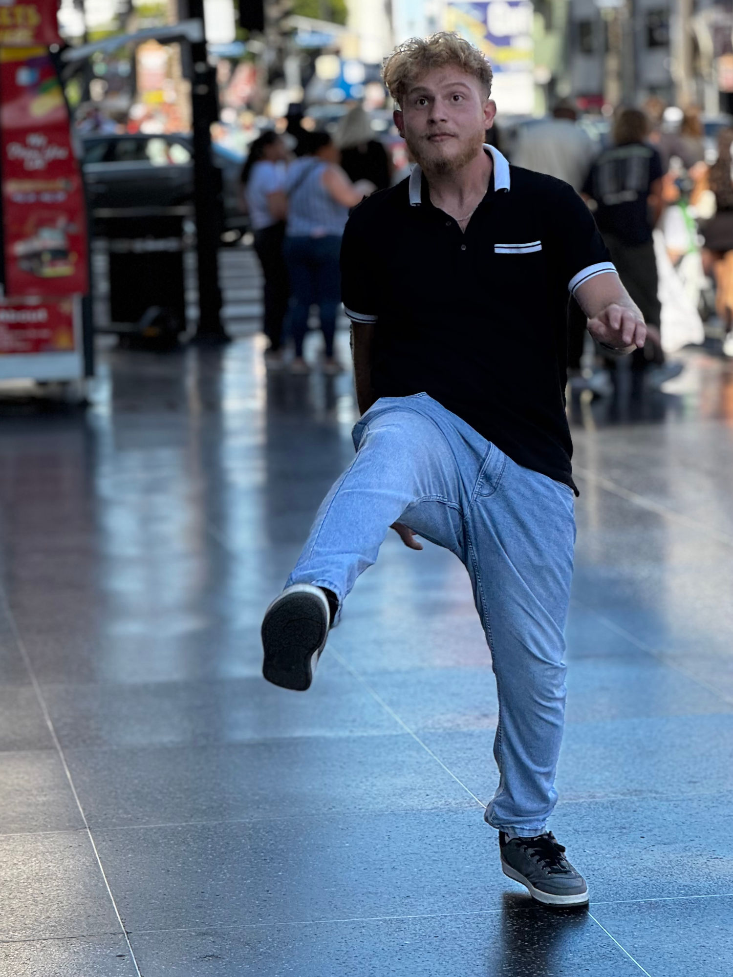 Sidewalk Soccer Juggling