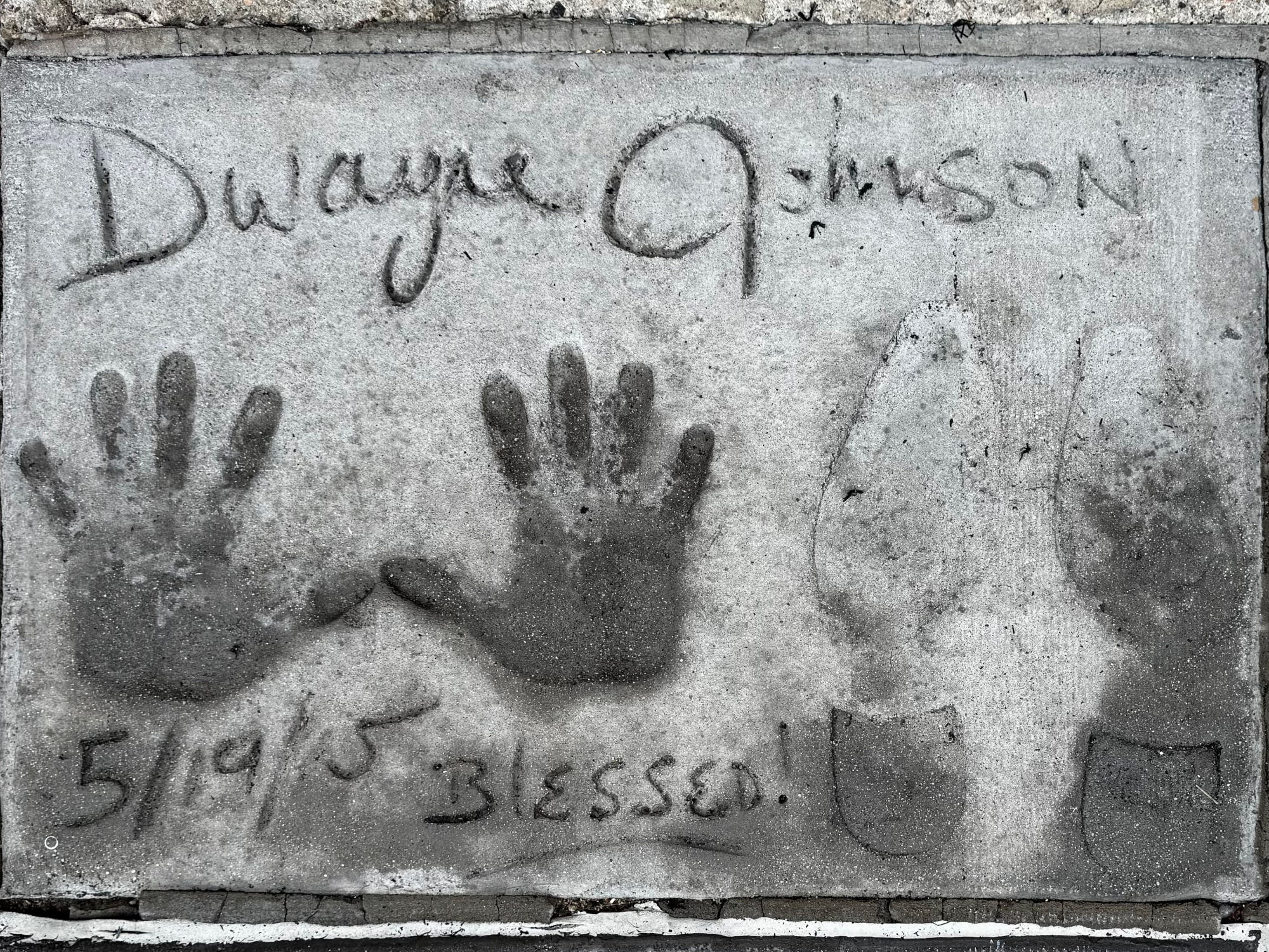 TCL Chinese Theatre Dwayne Johnson