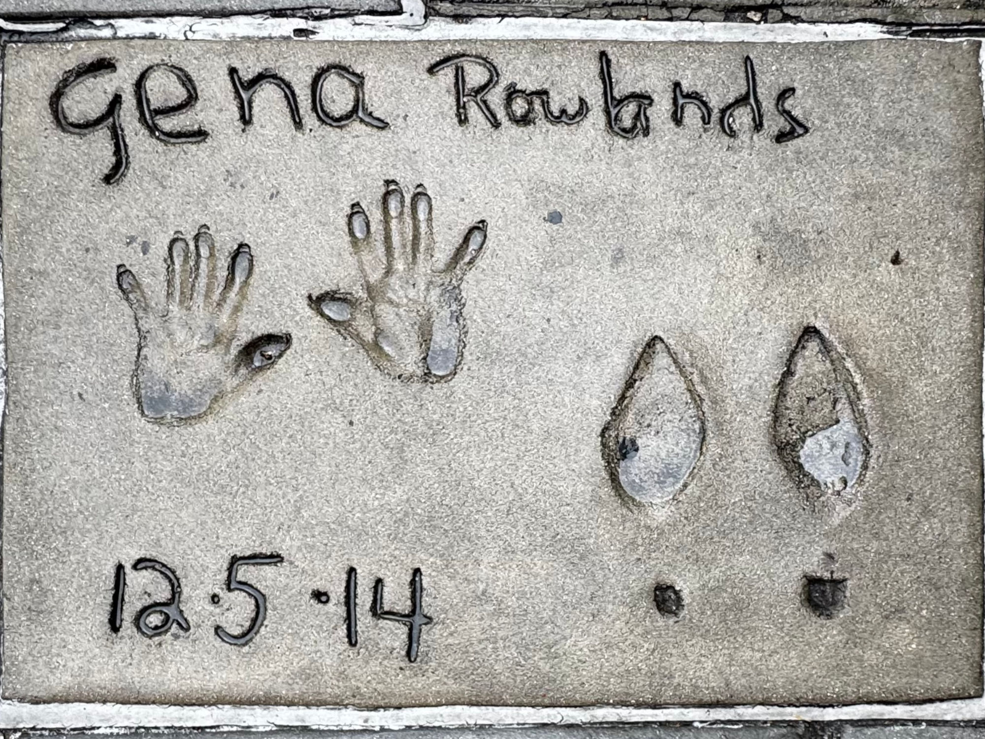 TCL Chinese Theatre Gena Rowlands