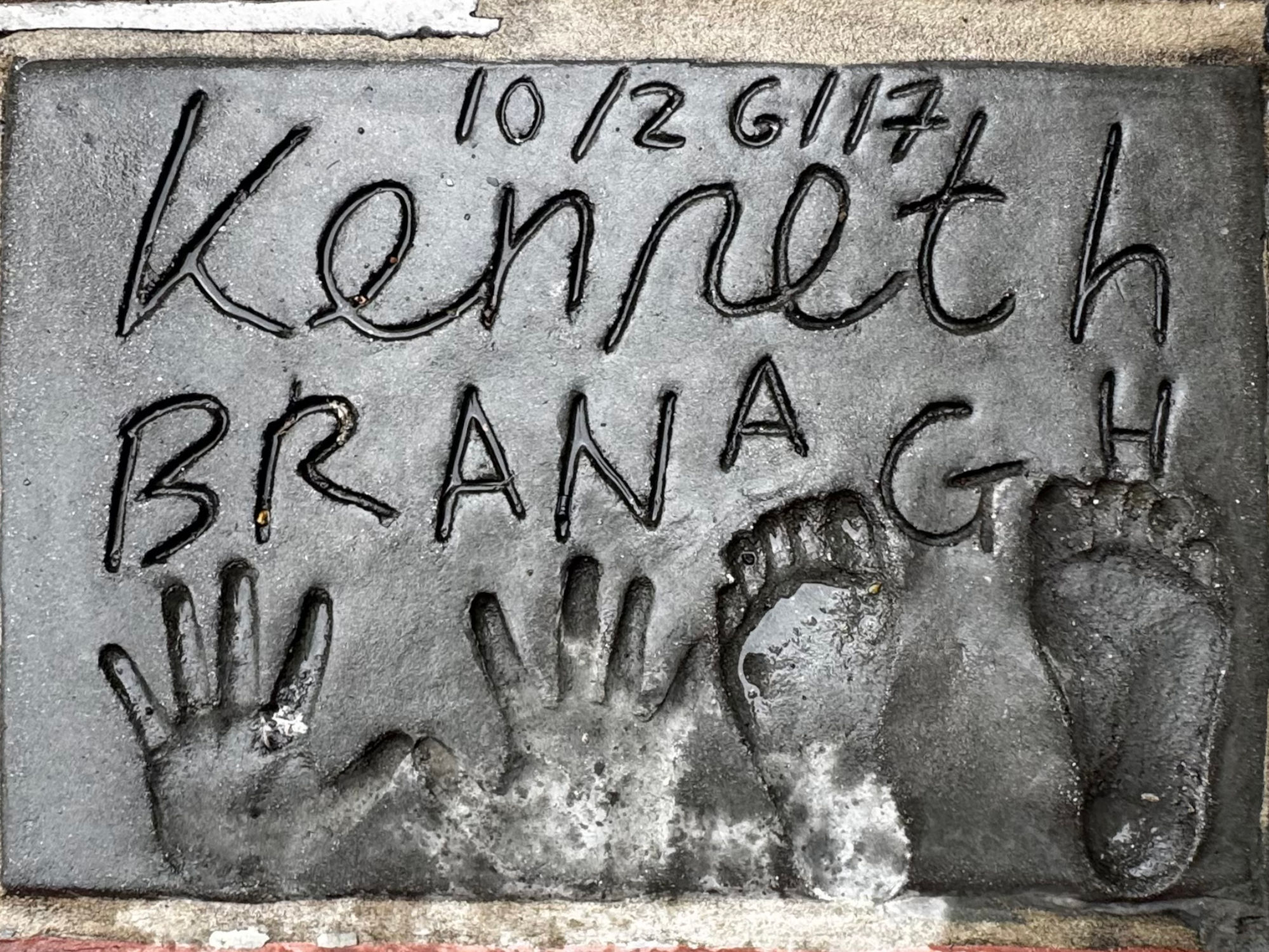 TCL Chinese Theatre Kenneth Branagh