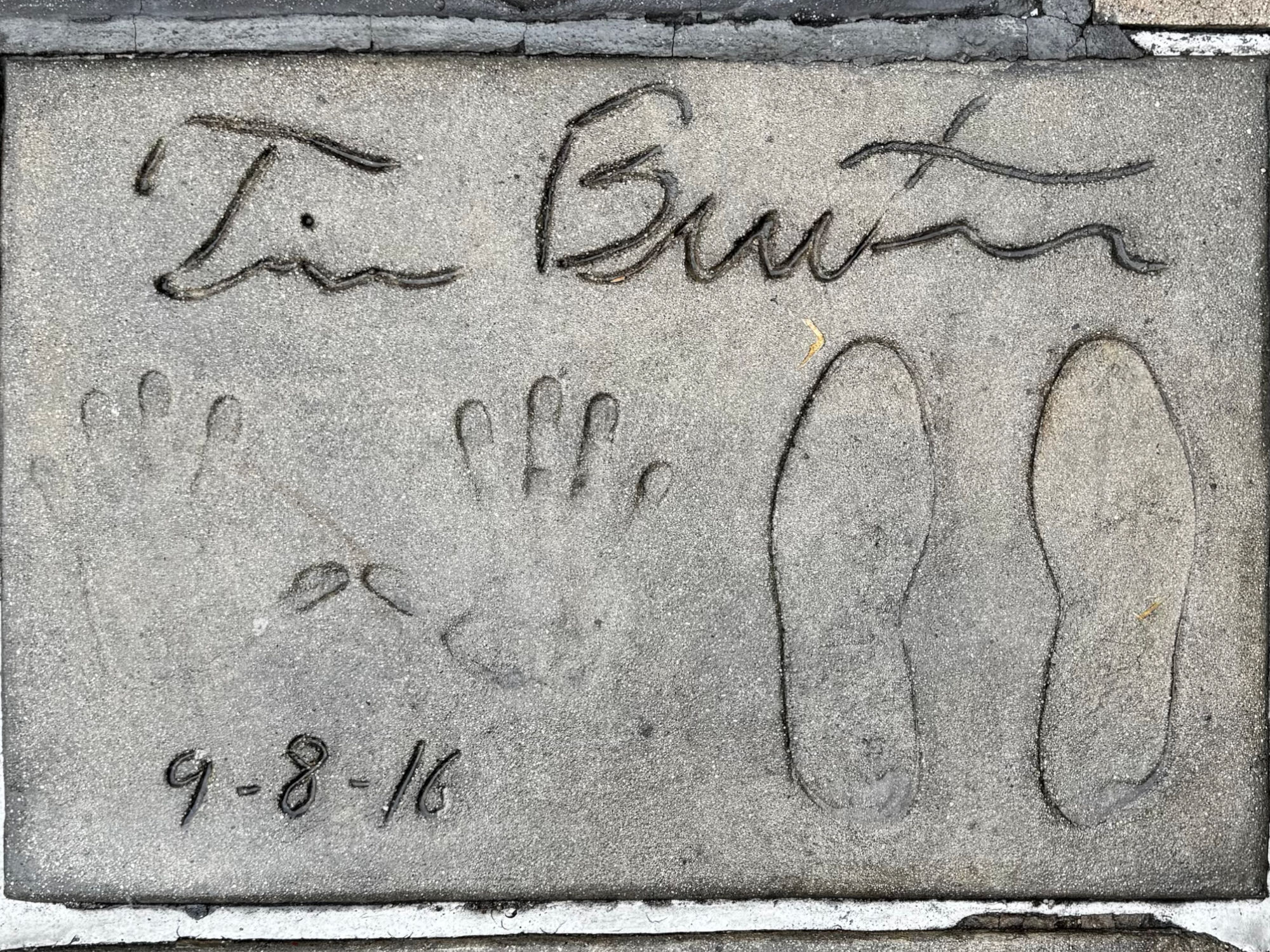 TCL Chinese Theatre Tim Burton