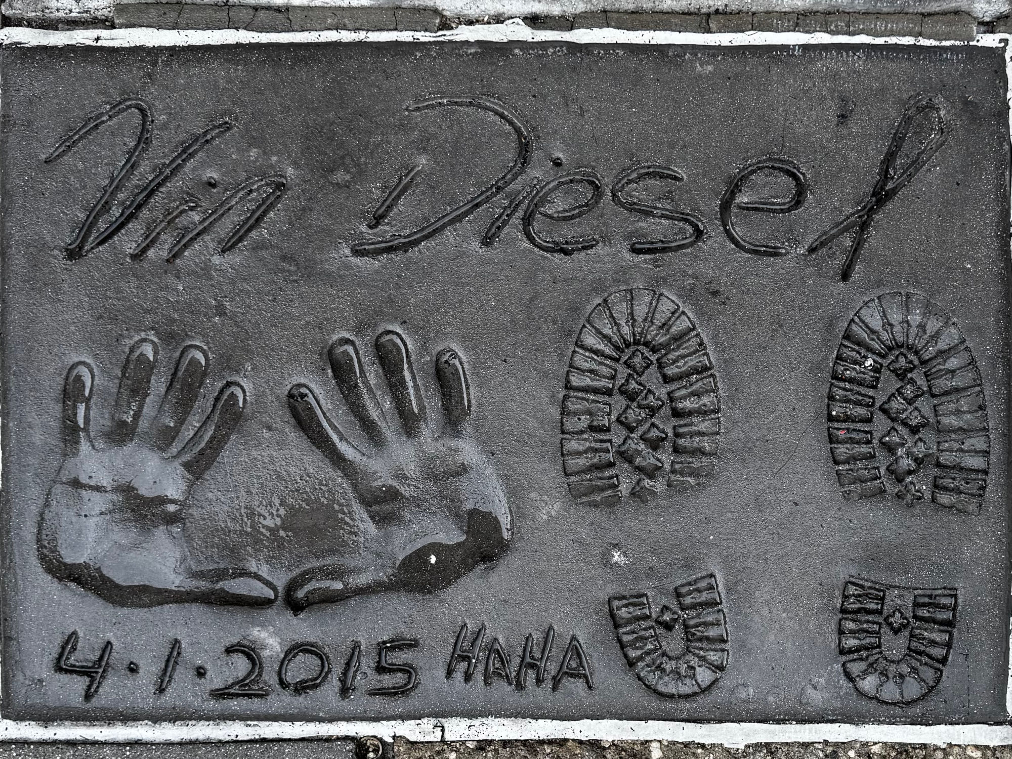 TCL Chinese Theatre Vin Diesel