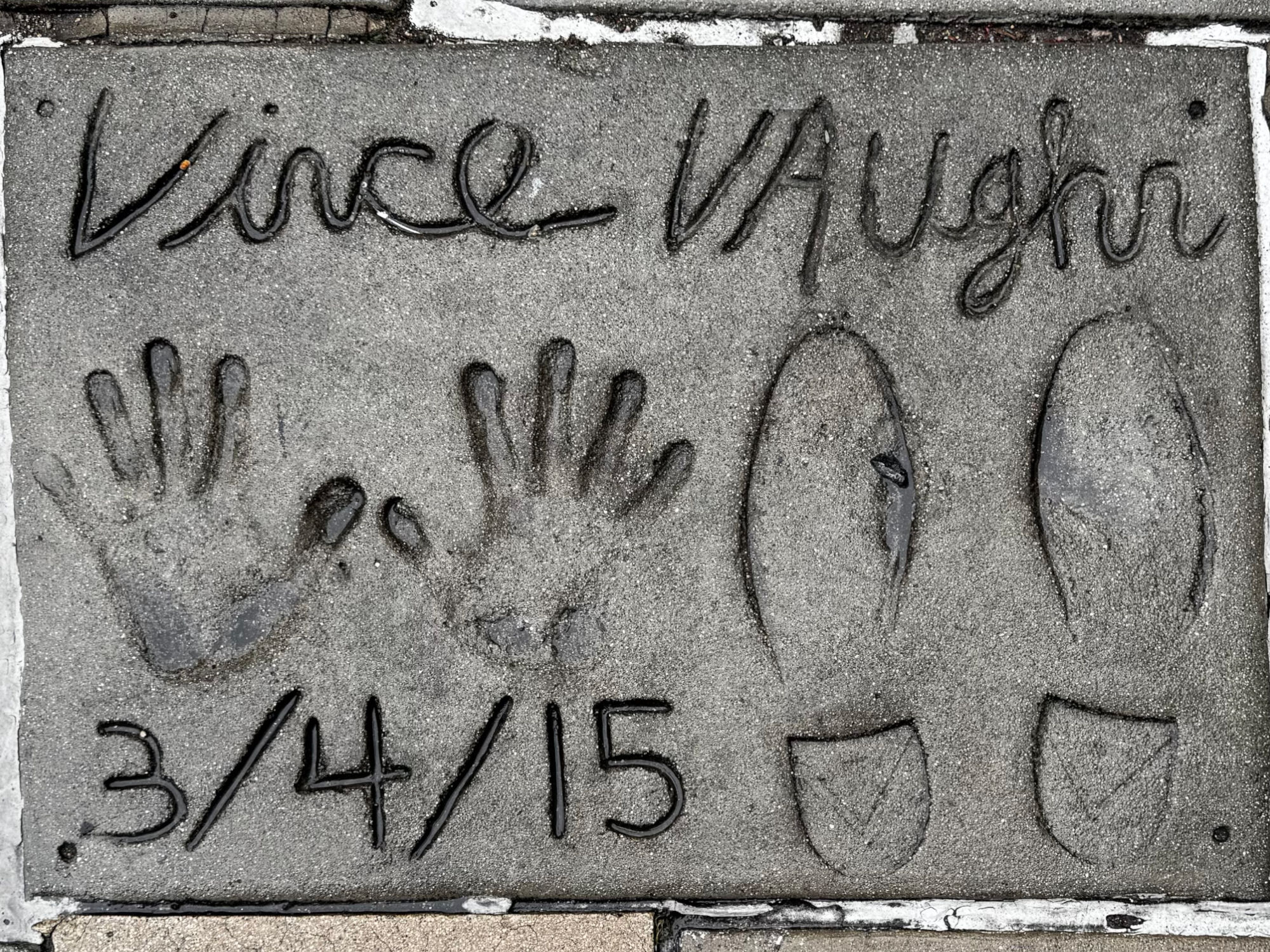 TCL Chinese Theatre Vince Vaughn